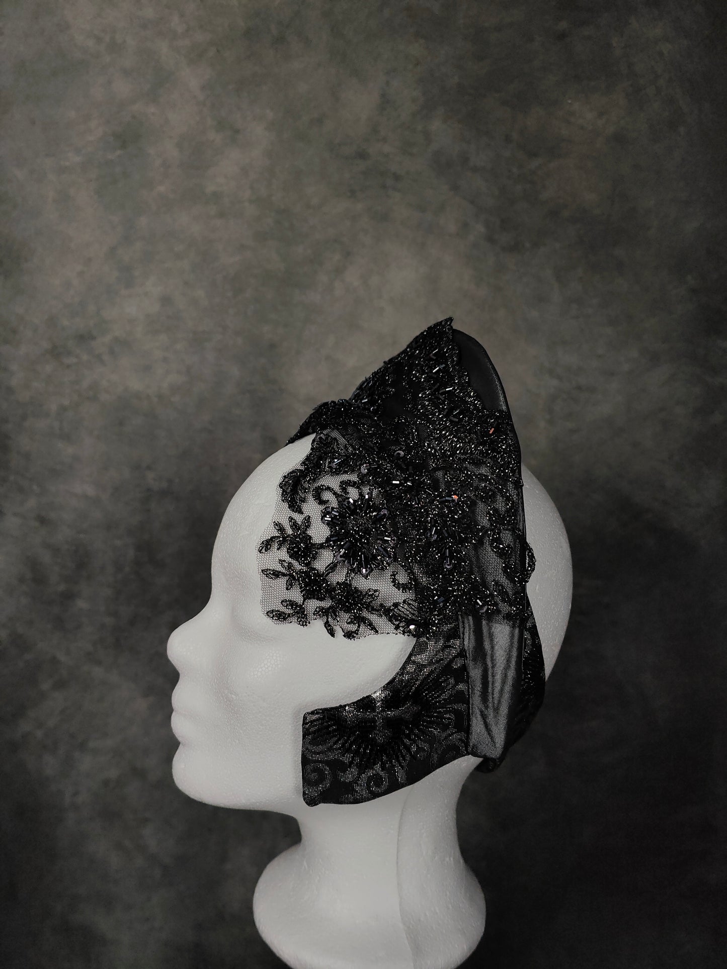 "Silbernacht" Headpiece (S/S 2023) Unikat Einheitsgröße