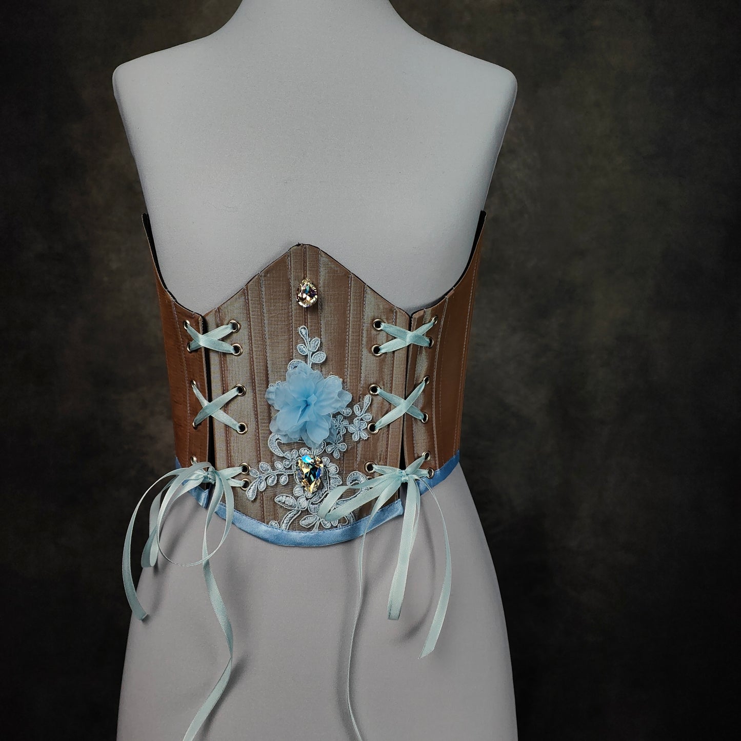 "Fairy Light" Unterbrust-Corsage (S/S 2023) Unikat Gr.36-38