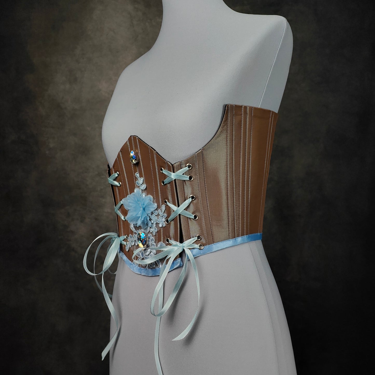 "Fairy Light" Unterbrust-Corsage (S/S 2023) Unikat Gr.36-38