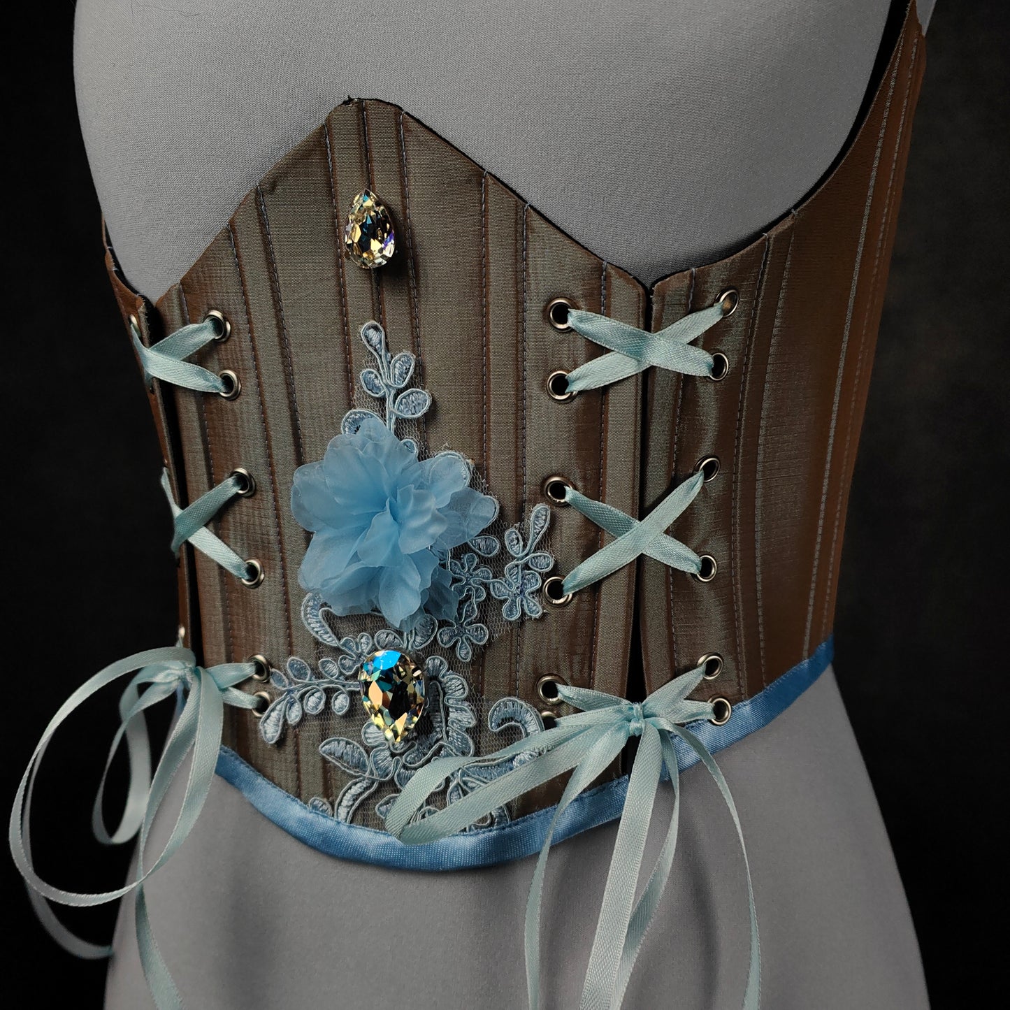 "Fairy Light" Unterbrust-Corsage (S/S 2023) Unikat Gr.36-38