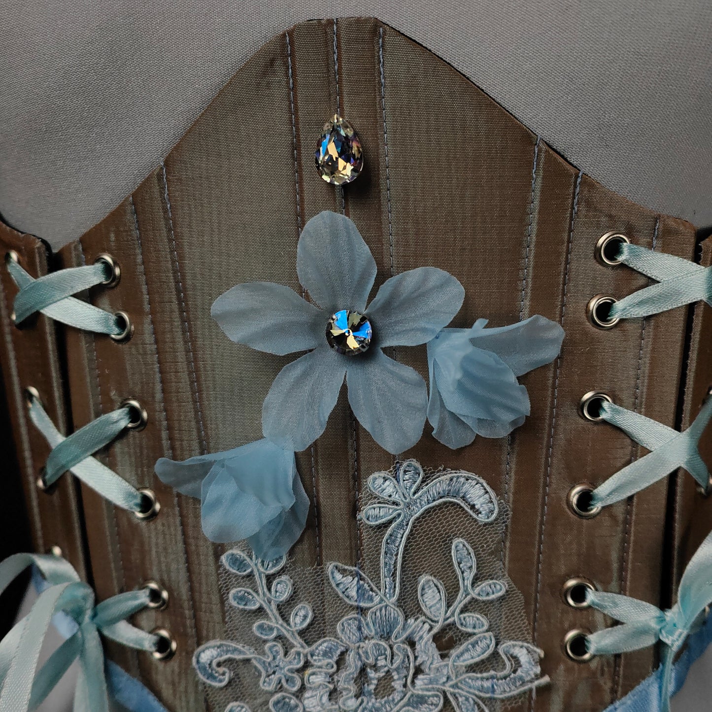 "Fairy Light" Unterbrust-Corsage (S/S 2023) Unikat Gr.42-44