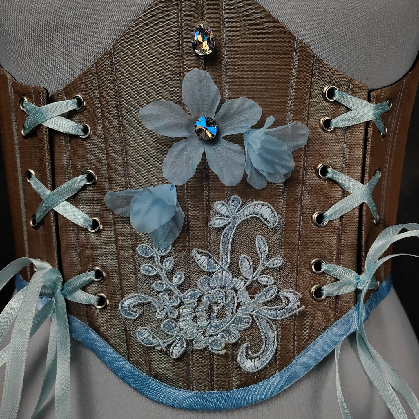 "Fairy Light" Unterbrust-Corsage (S/S 2023) Unikat Gr.42-44