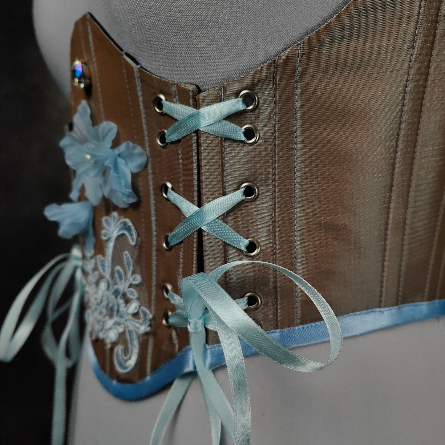 "Fairy Light" Unterbrust-Corsage (S/S 2023) Unikat Gr.42-44