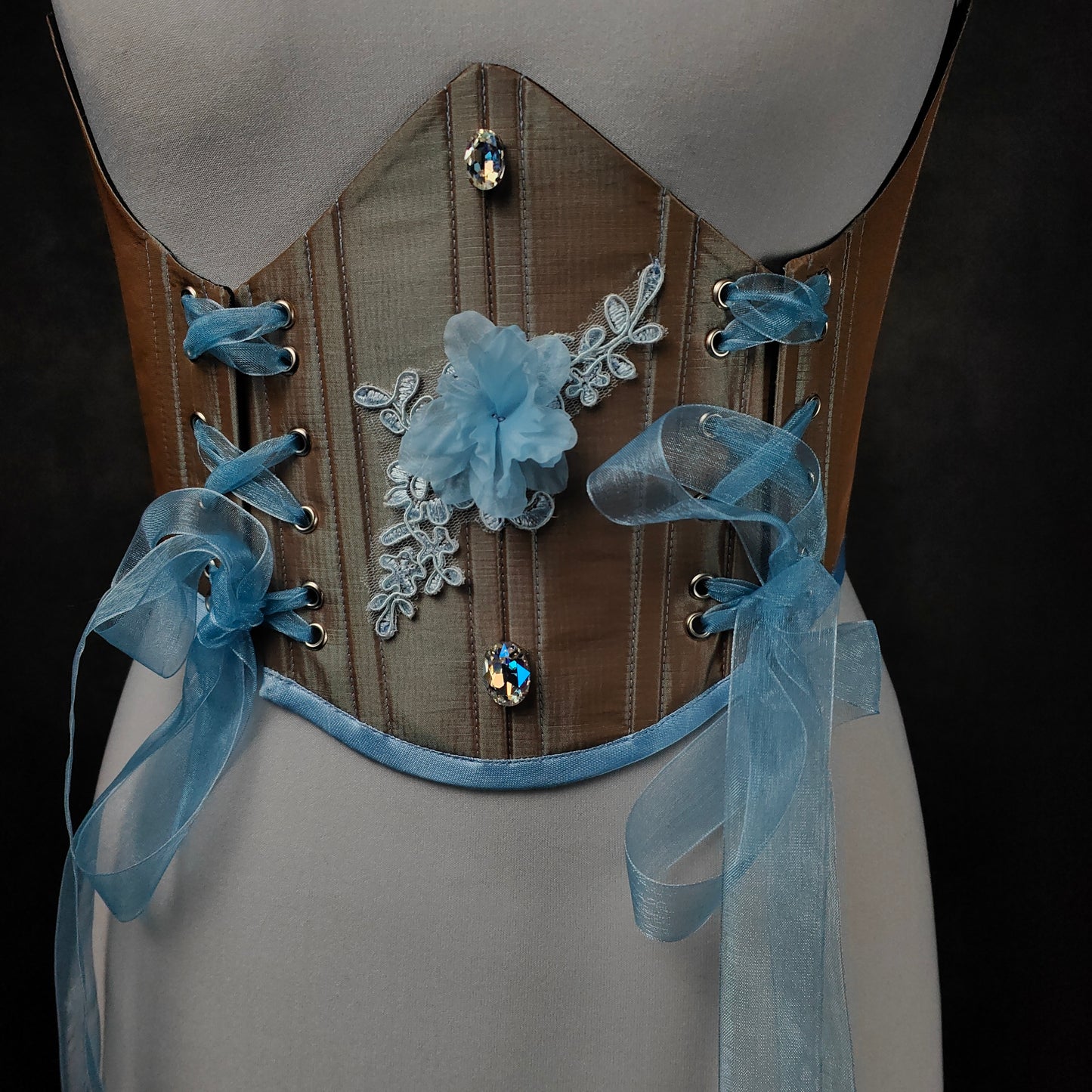 "Fairy Light" Unterbrust-Corsage (S/S 2023) Unikat Gr.44-46