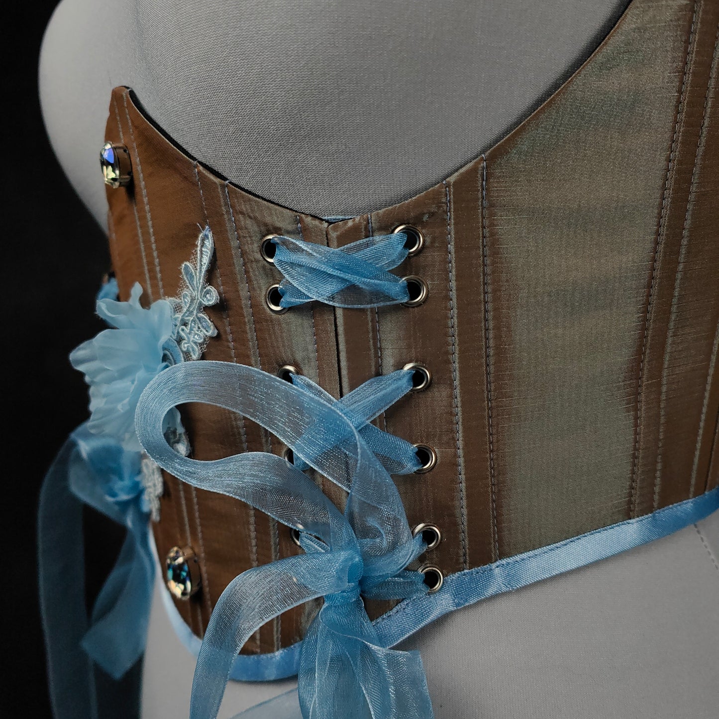 "Fairy Light" Unterbrust-Corsage (S/S 2023) Unikat Gr.44-46