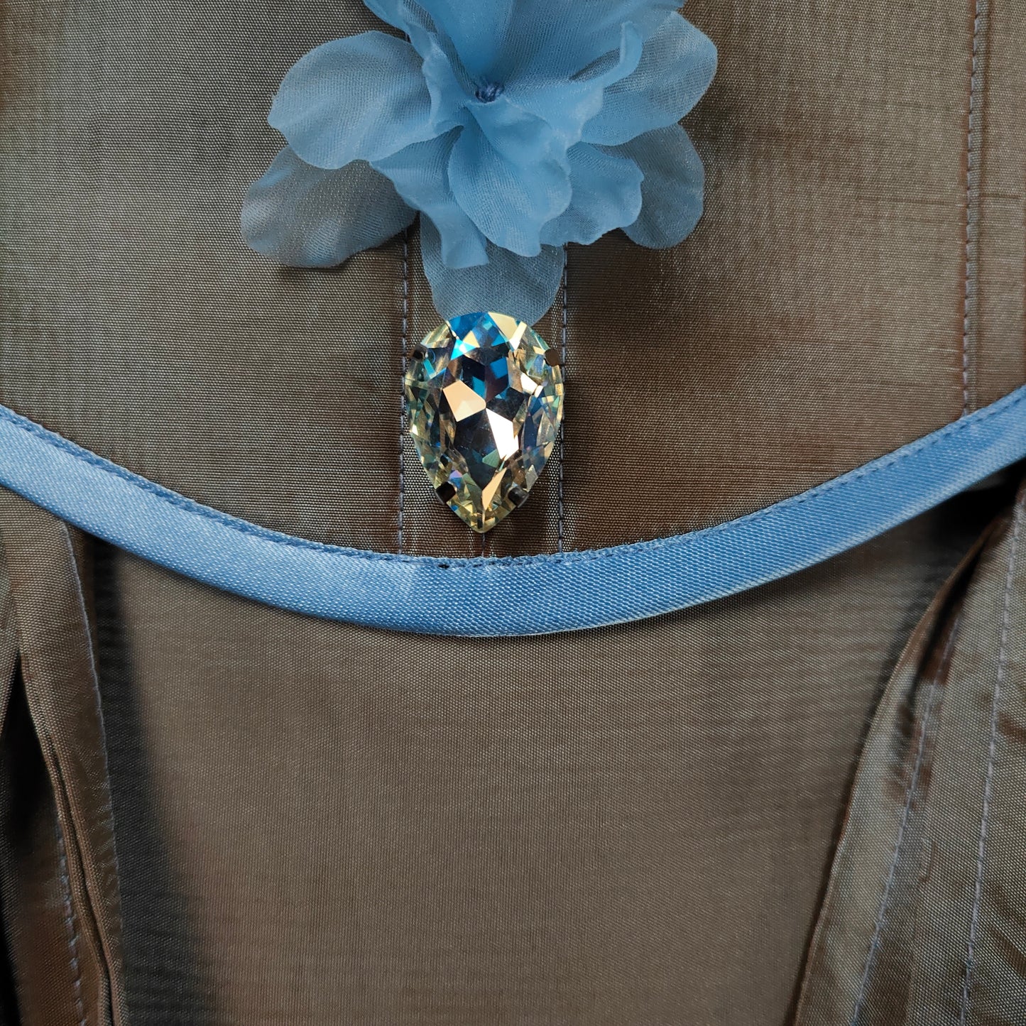 "Fairy Light" Unterbrust-Corsage (S/S 2023) Unikat Gr.48-50