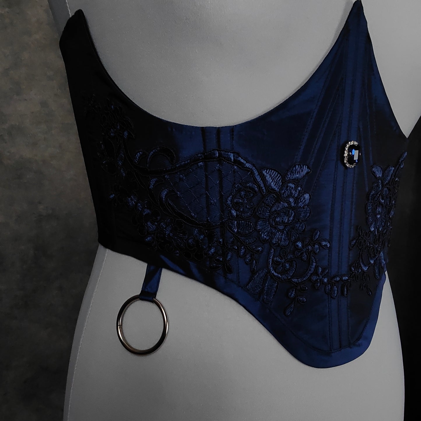 "Nyx" Unterbrust-Corsage (S/S 2023) Unikat Gr.44-46