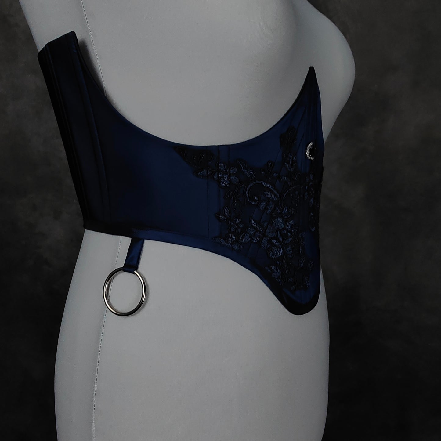 "Nyx" Unterbrust-Corsage (S/S 2023) Unikat Gr.48-50