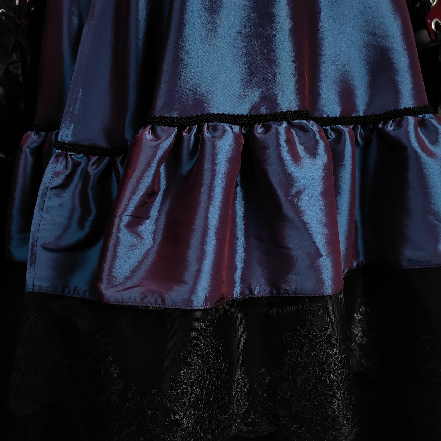 "Bloodmoon" Wickelkleid (F/W 2023) Unikat Gr.38/40