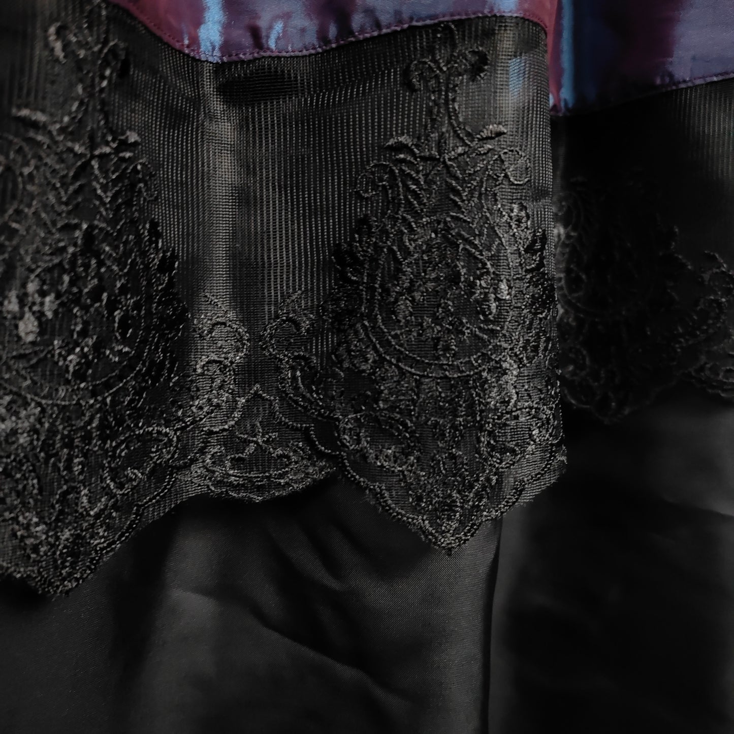 "Bloodmoon" Wickelkleid (F/W 2023) Unikat Gr.38/40
