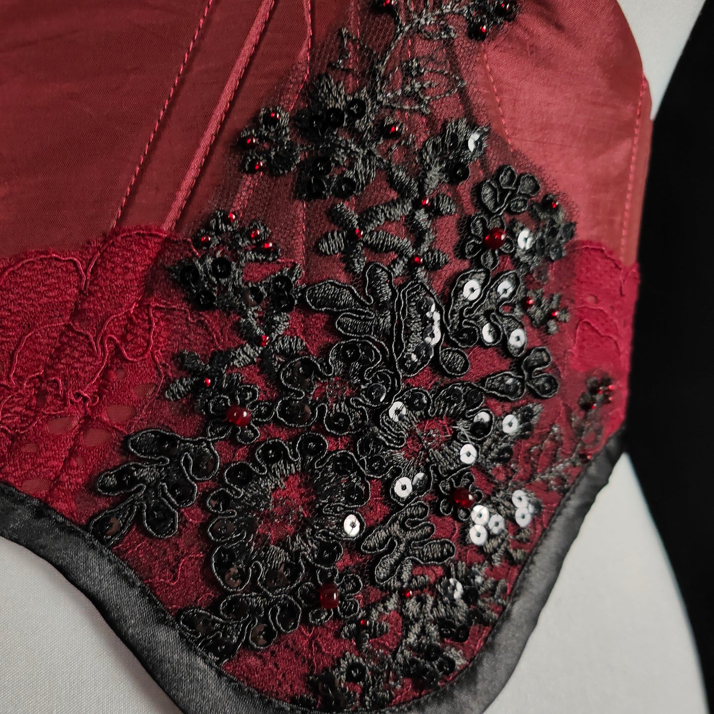"Bloodmoon" Unterbrust-Corsage (F/W 2023) Unikat Gr.38-40 B- Ware