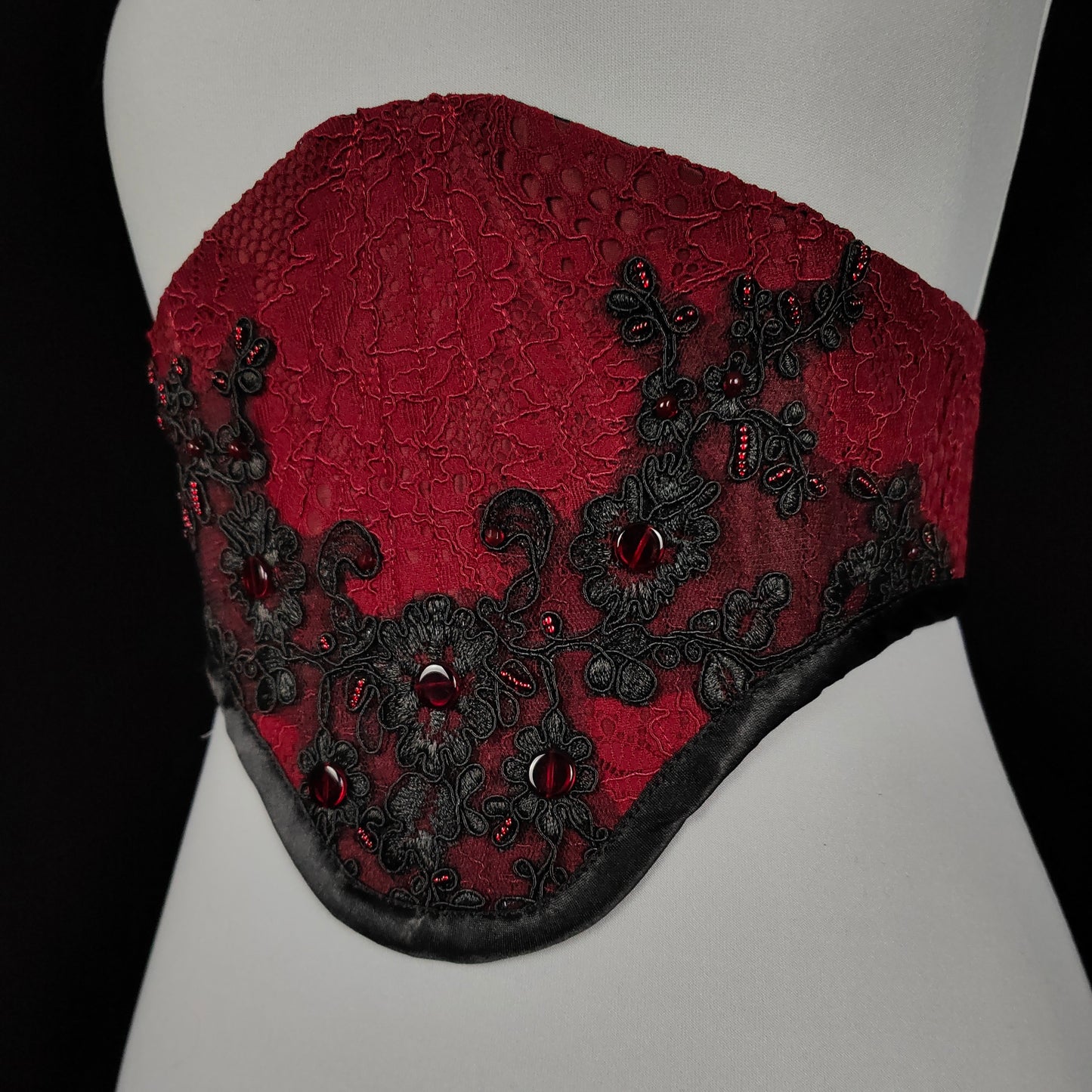 "Bloodmoon" Unterbrust-Corsage (F/W 2023) Unikat Gr.34/36