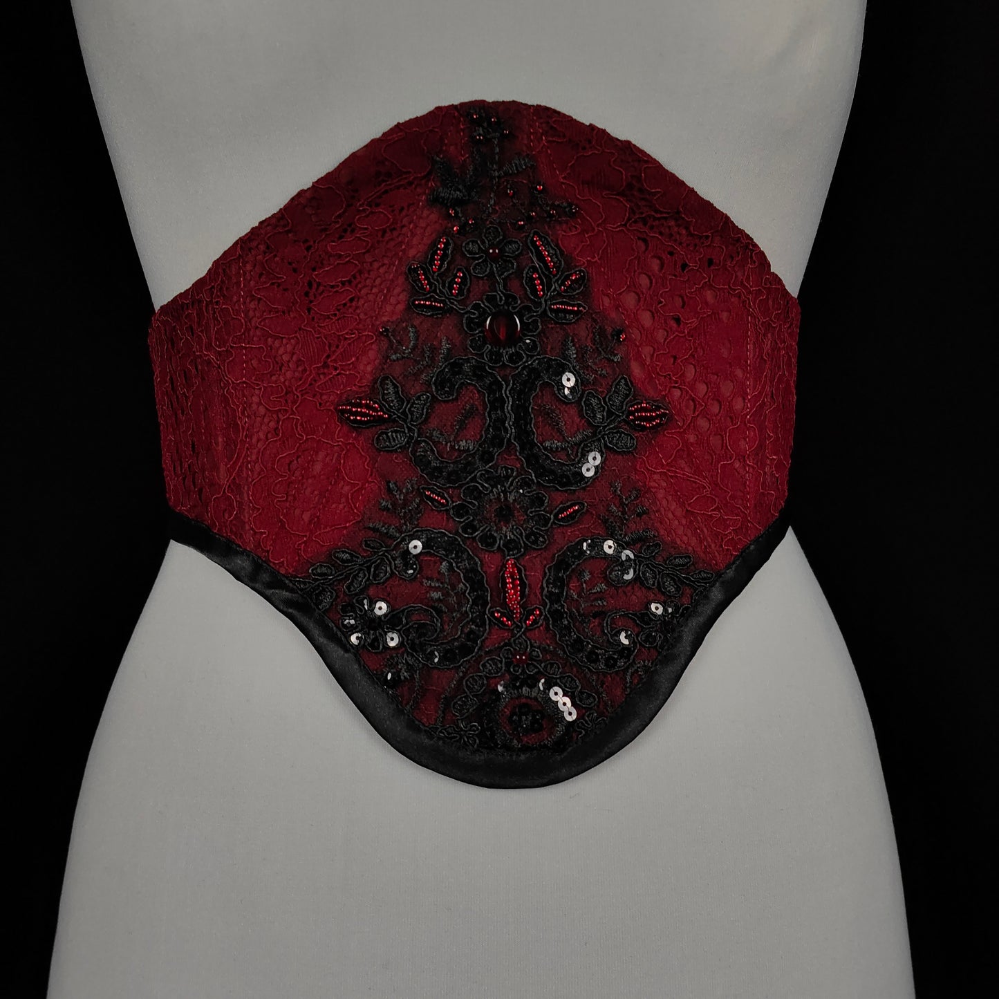 "Bloodmoon" Unterbrust-Corsage (F/W 2023) Unikat Gr.42-44