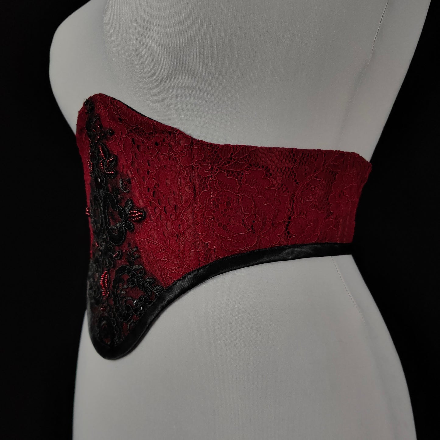 "Bloodmoon" Unterbrust-Corsage (F/W 2023) Unikat Gr.42-44
