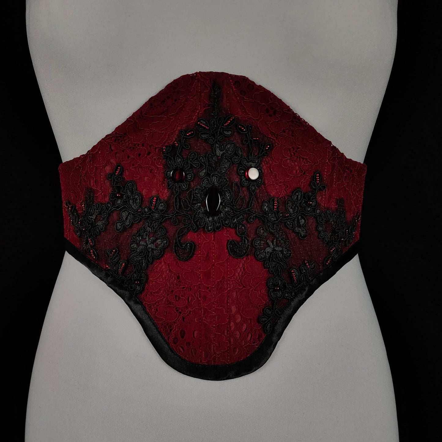 "Bloodmoon" Unterbrust-Corsage (F/W 2023) Unikat Gr.50-52