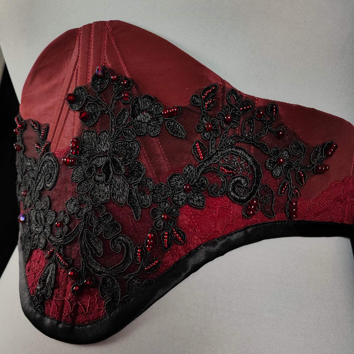 "Bloodmoon" Unterbrust-Corsage (F/W 2023) Unikat Gr.46-48
