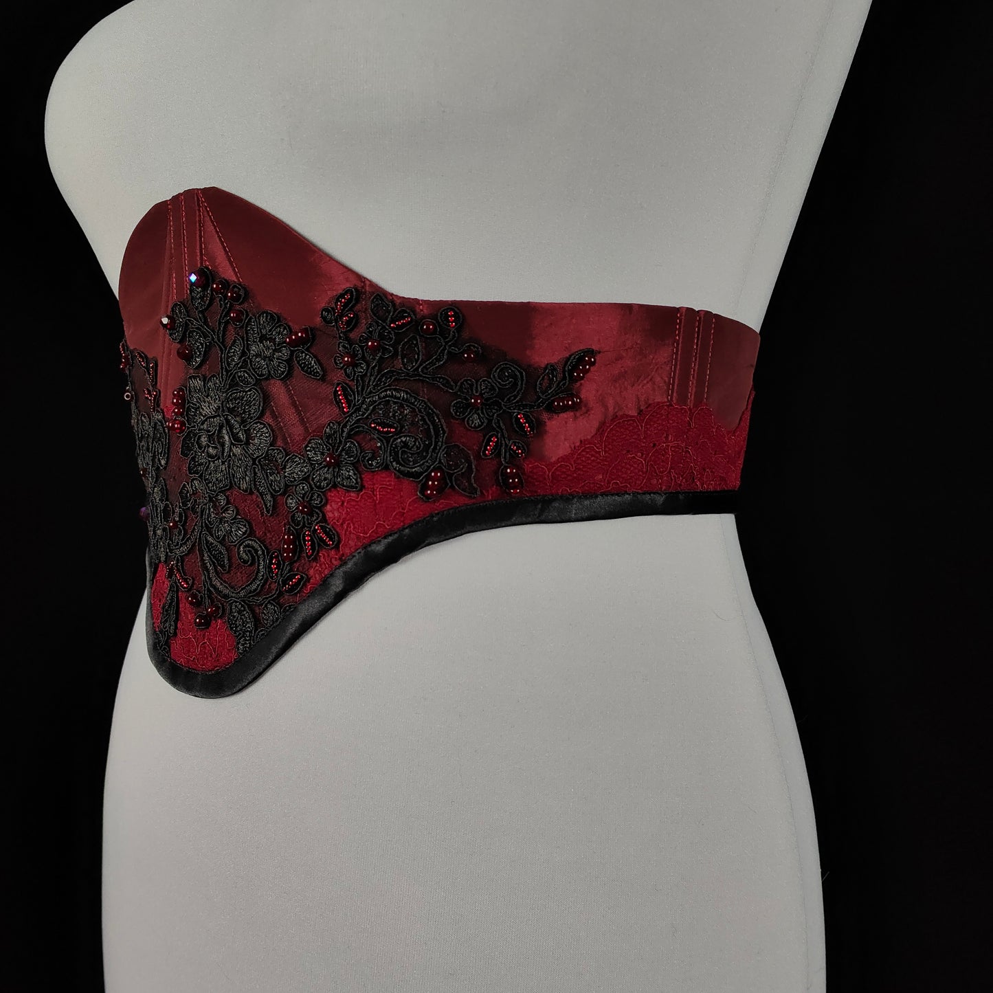 "Bloodmoon" Unterbrust-Corsage (F/W 2023) Unikat Gr.46-48