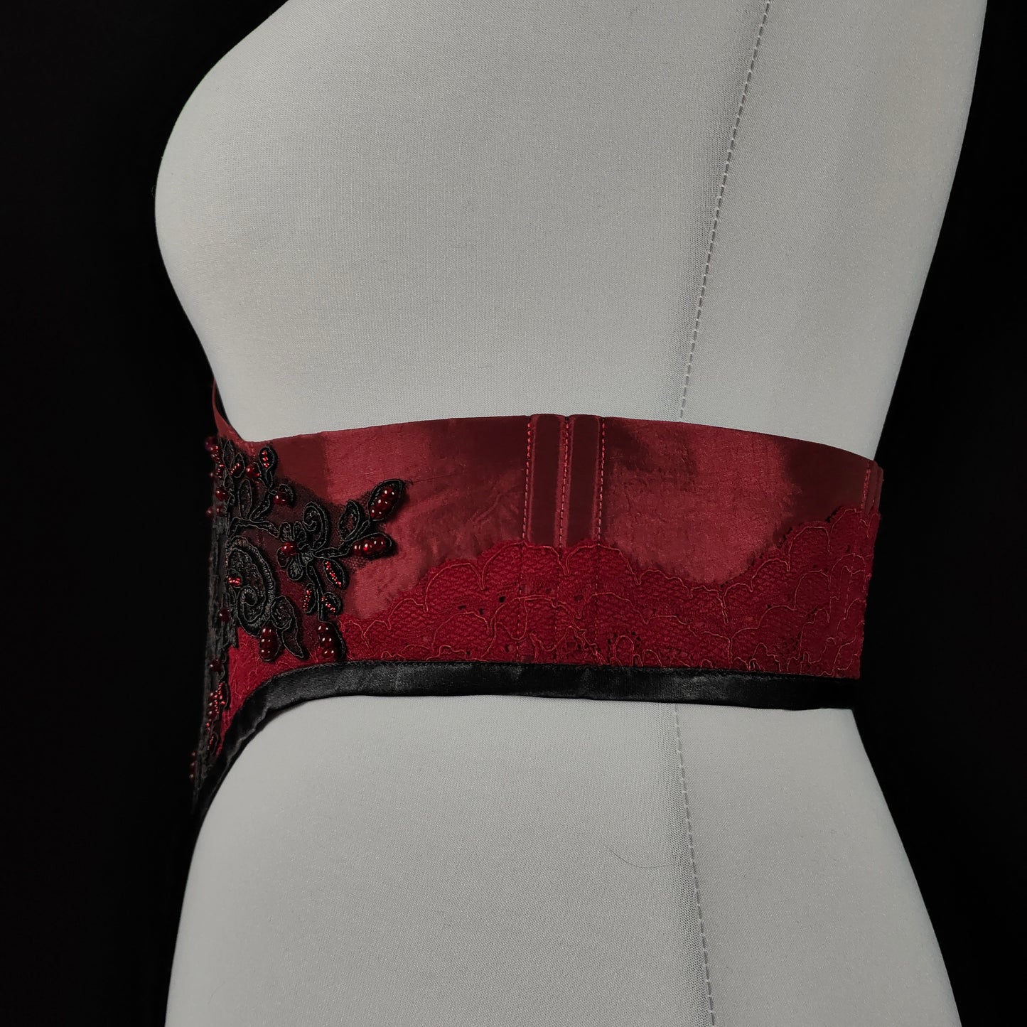 "Bloodmoon" Unterbrust-Corsage (F/W 2023) Unikat Gr.46-48