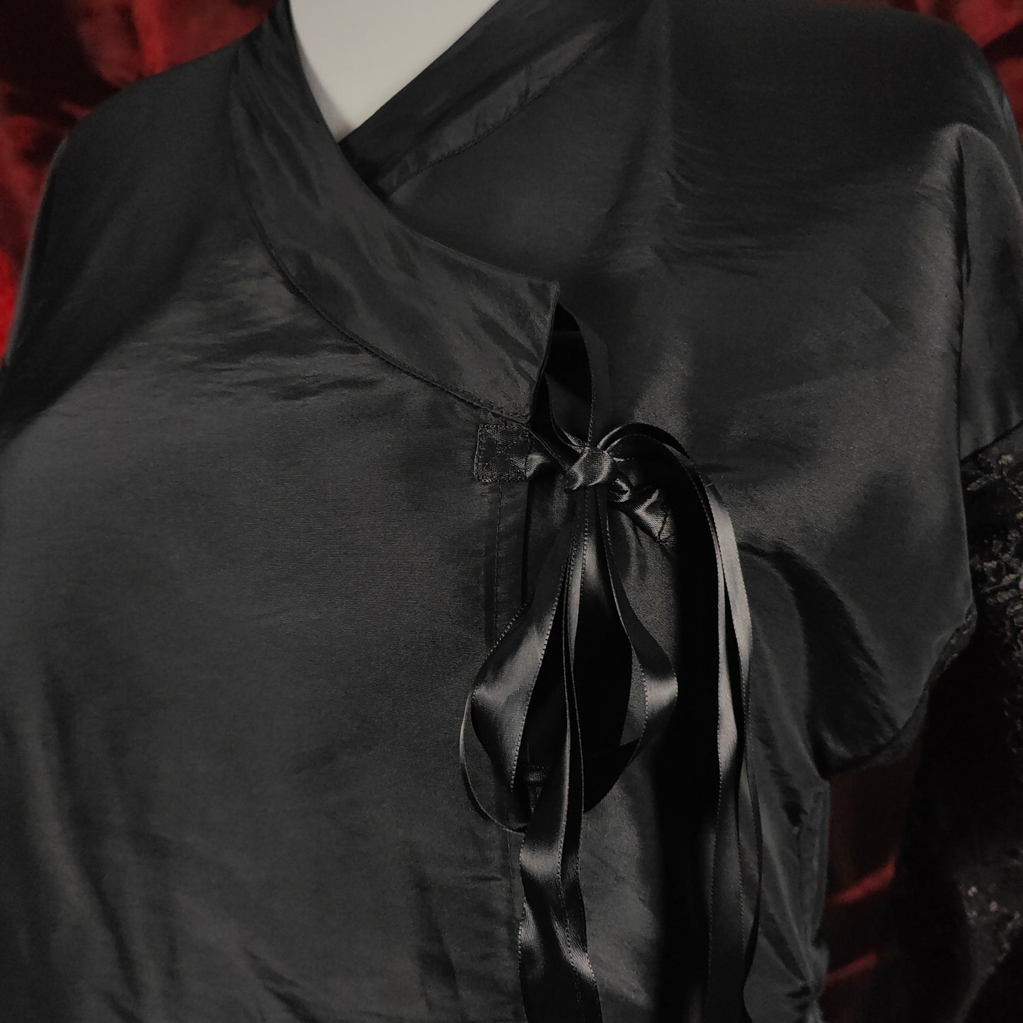"Midnight Crush" Bluse (F/W 2023) Unikat Gr.44