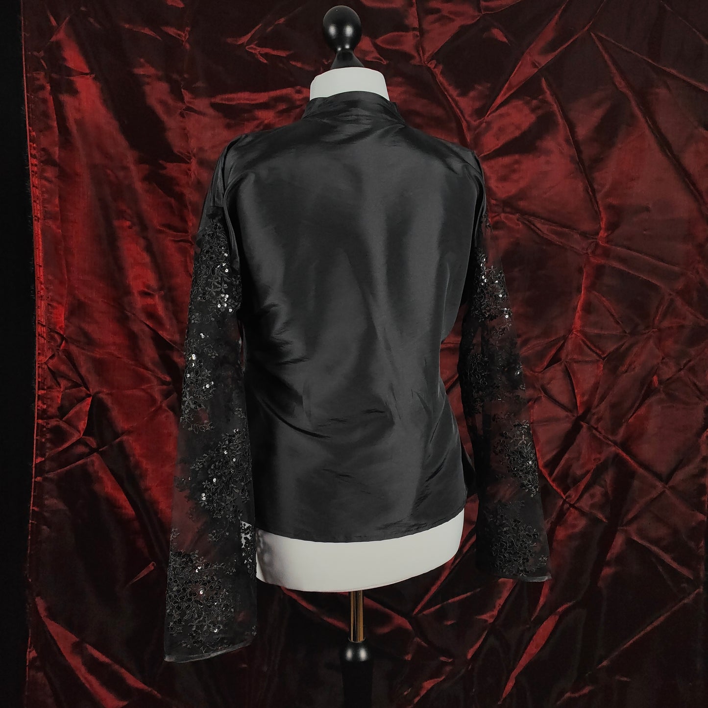 "Midnight Crush" Bluse (F/W 2023) Unikat Gr.44