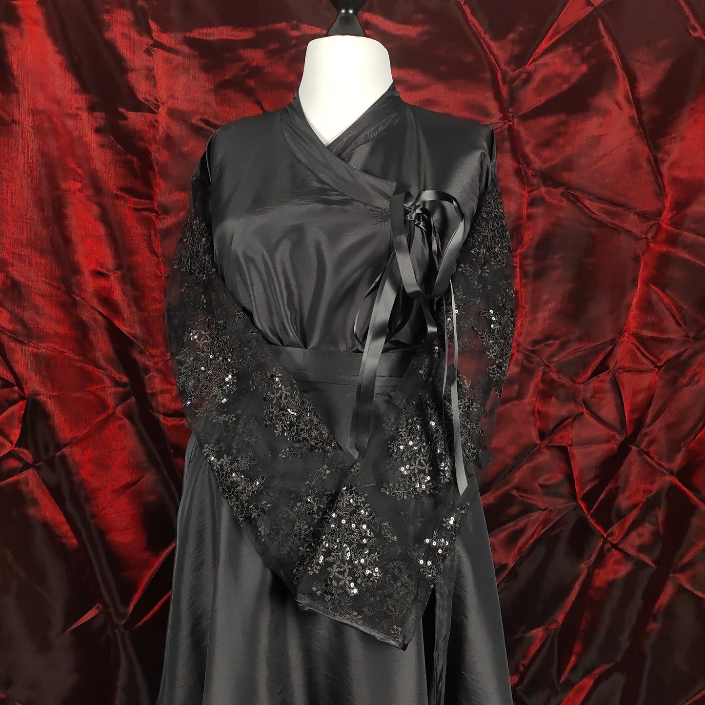 "Midnight Crush" Bluse (F/W 2023) Unikat Gr.44