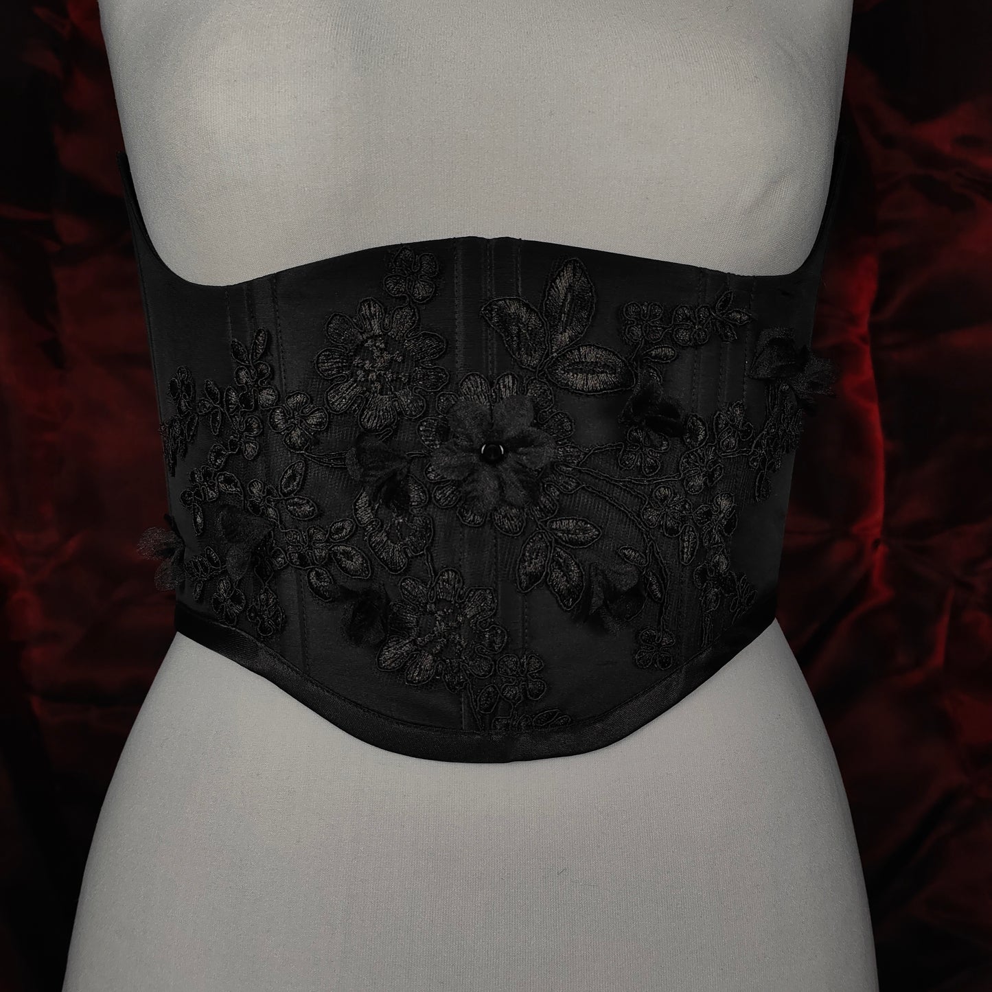 "Midnight Crush" Unterbrustcorsage (F/W 2023) Unikat Gr.36-38