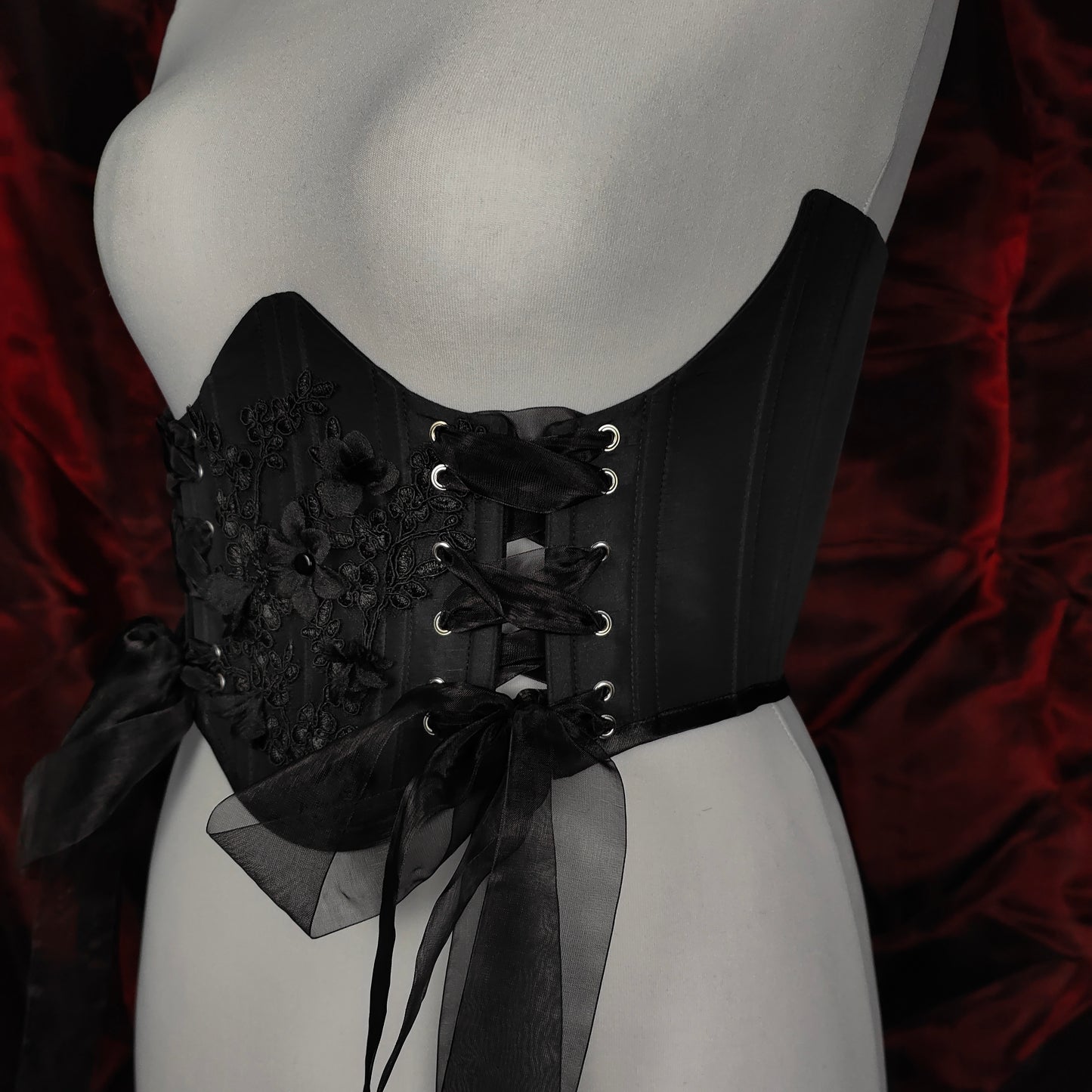 "Midnight Crush" Unterbrustcorsage (F/W 2023) Unikat Gr.42-44