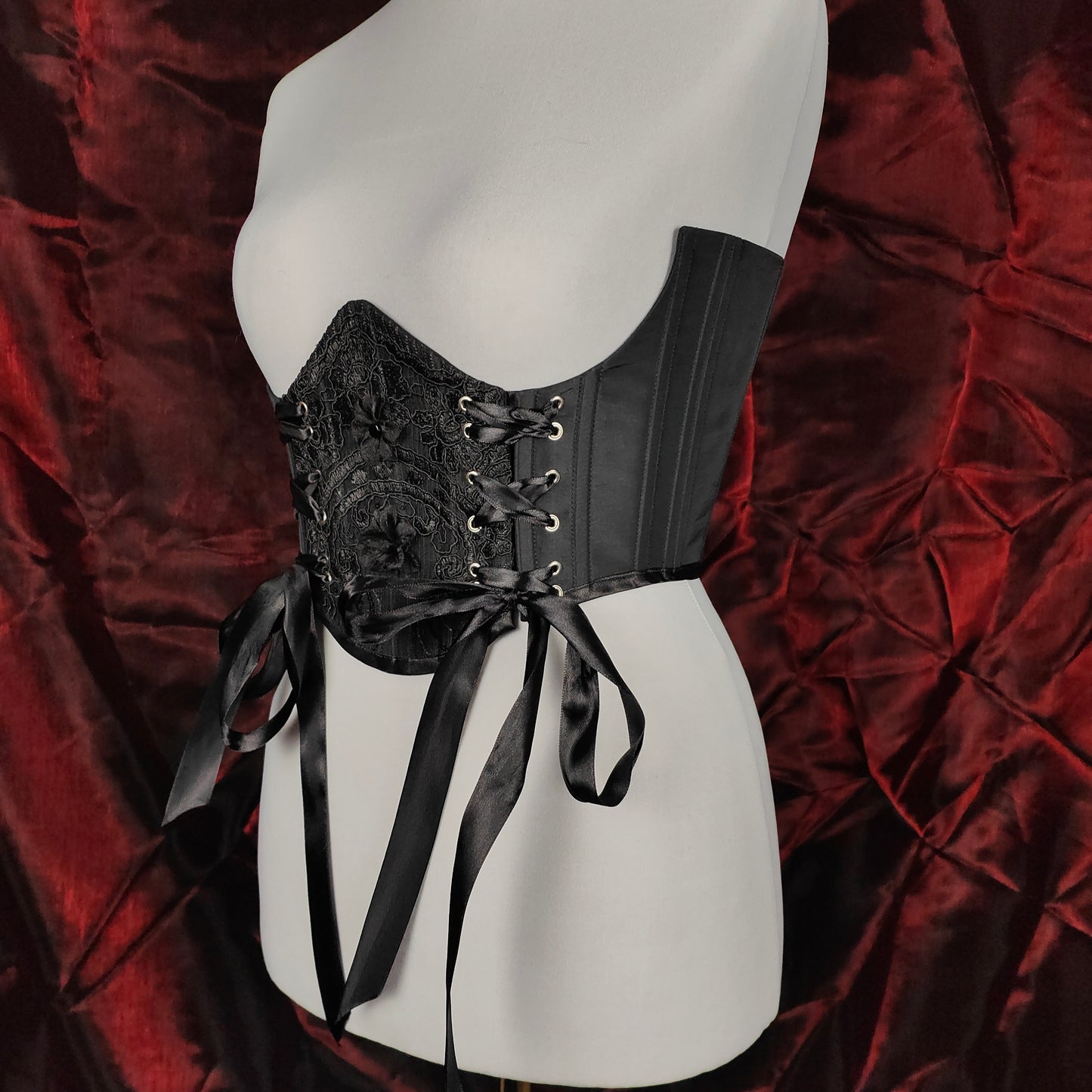 "Midnight Crush" Unterbrustcorsage (F/W 2023) Unikat Gr.40-42