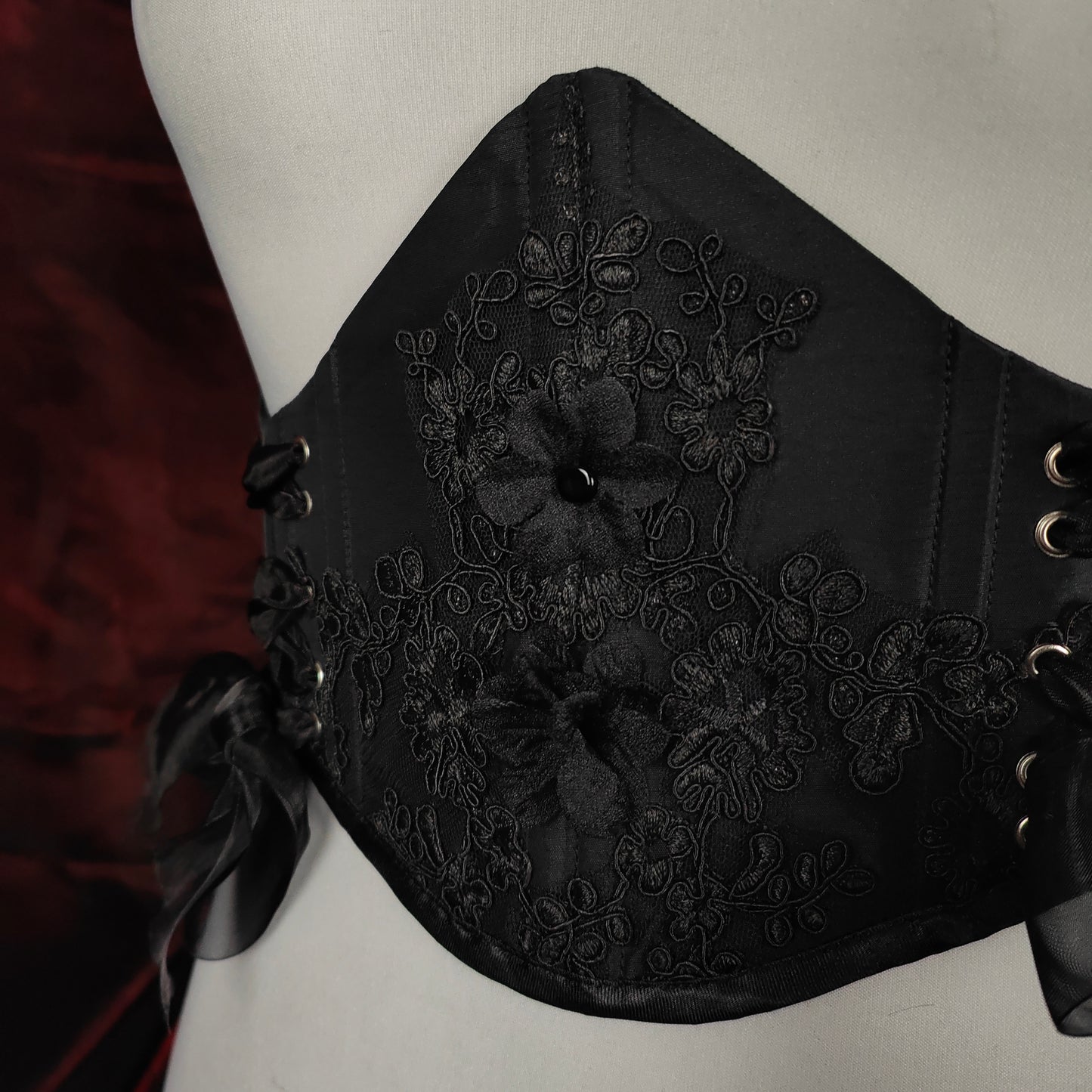 "Midnight Crush" Unterbrustcorsage (F/W 2023) Unikat Gr.48-50