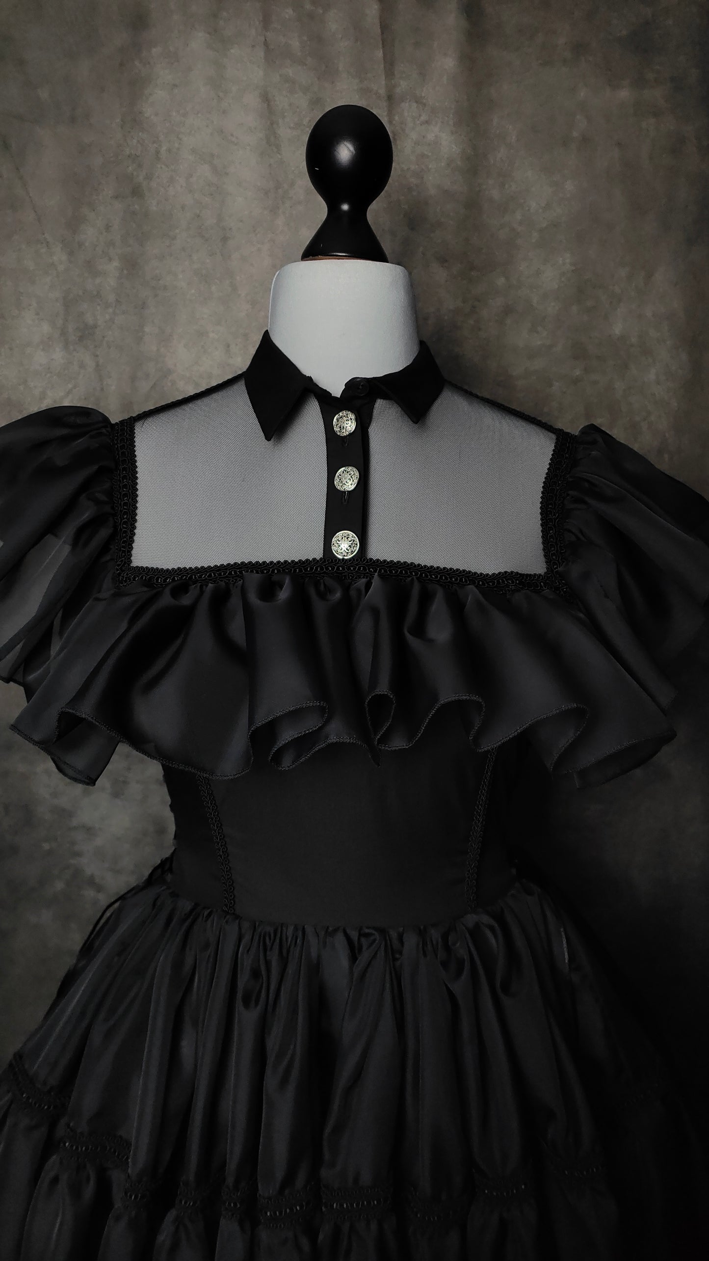 "Dark Autumn" Kleid (F/W 2023) Unikat Gr.36/38