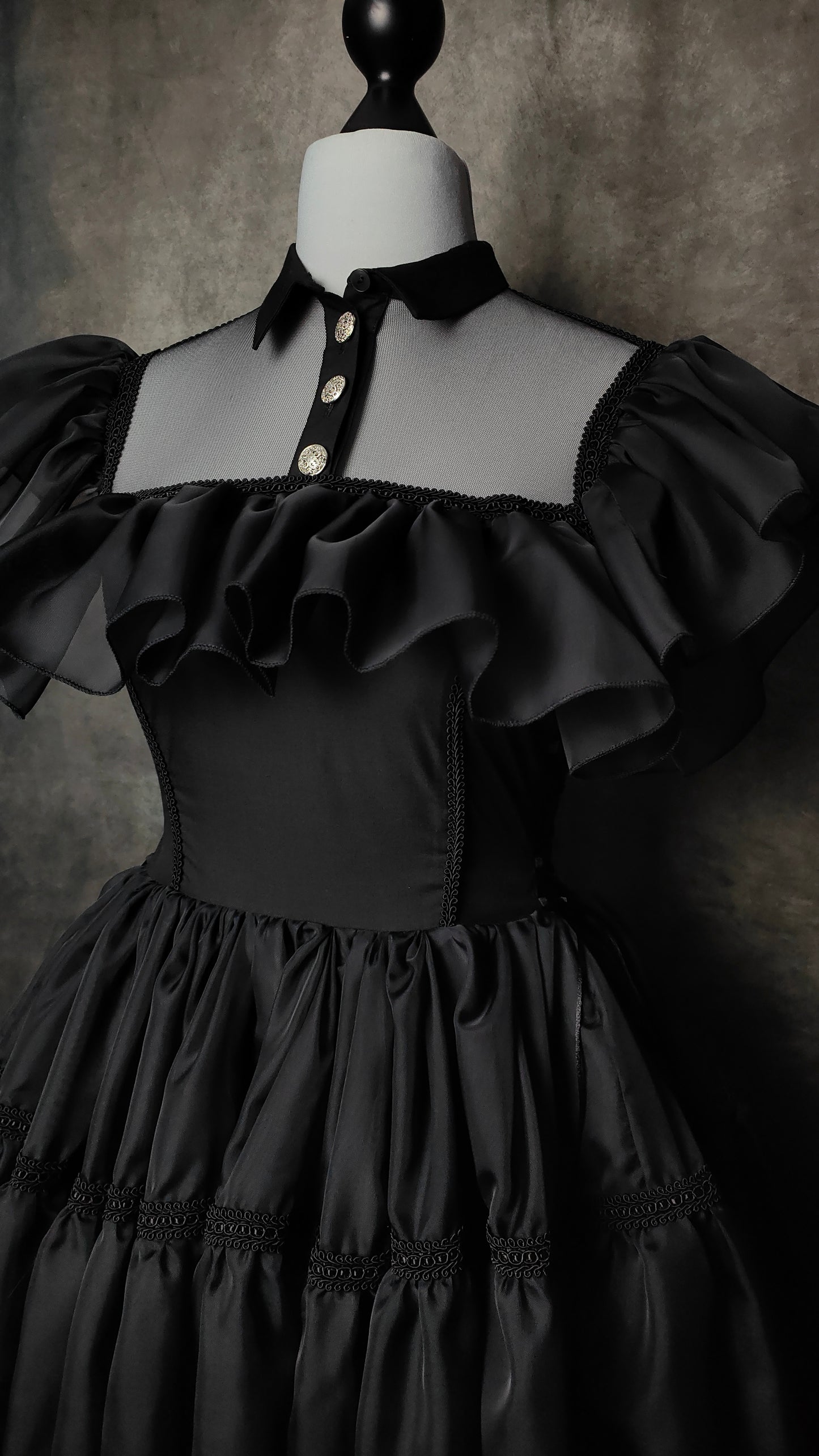 "Dark Autumn" Kleid (F/W 2023) Unikat Gr.36/38