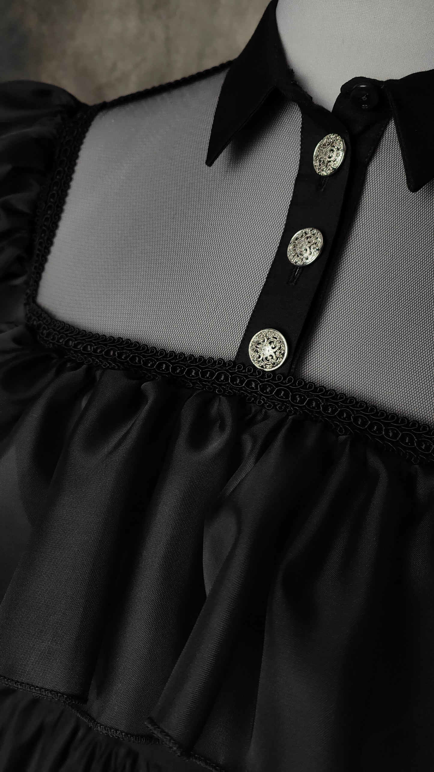"Dark Autumn" Kleid (F/W 2023) Unikat Gr.36/38