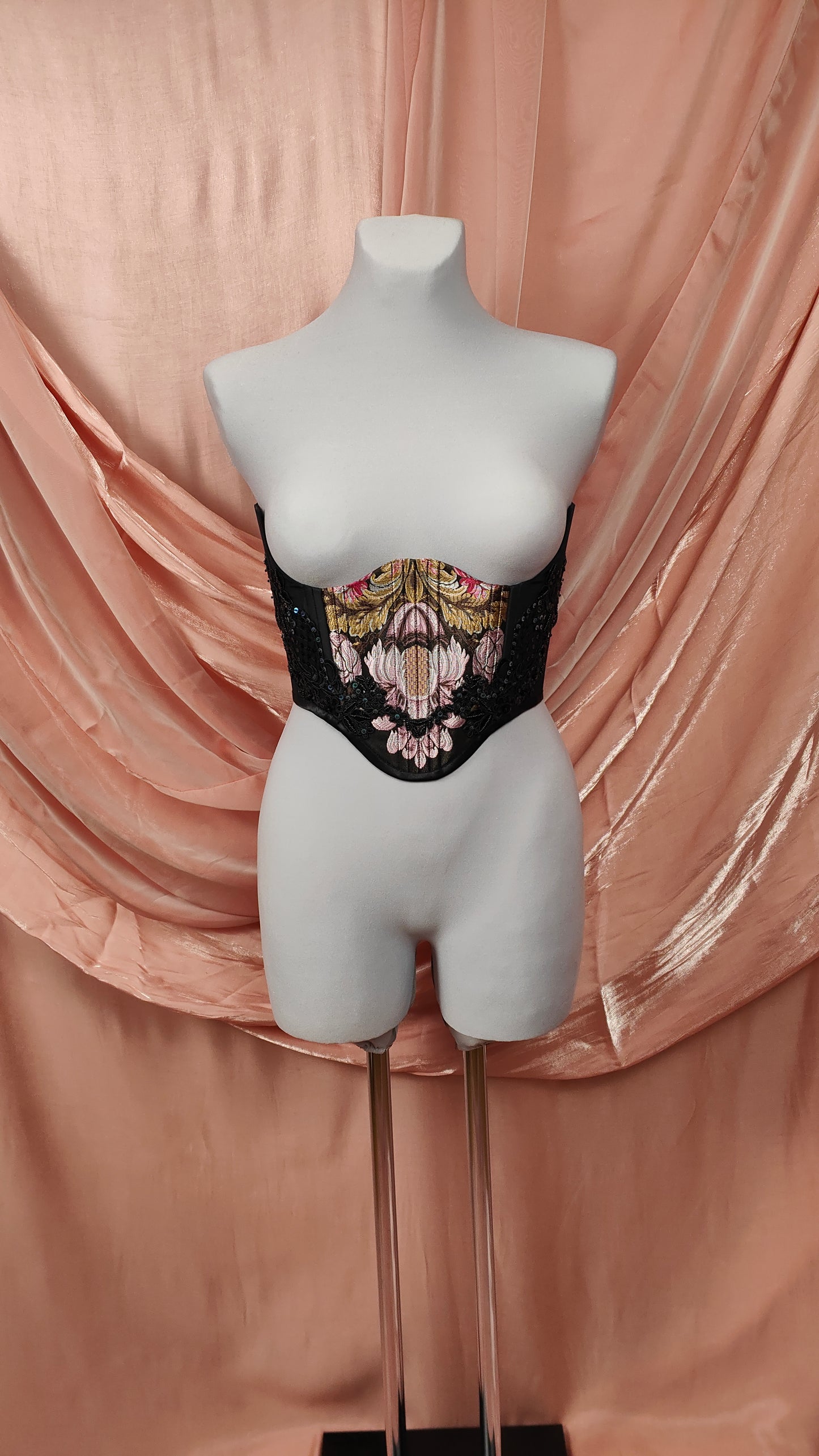 "The Garden" Unterbrust-Corsage (S/S 2025) Unikat Gr. 34