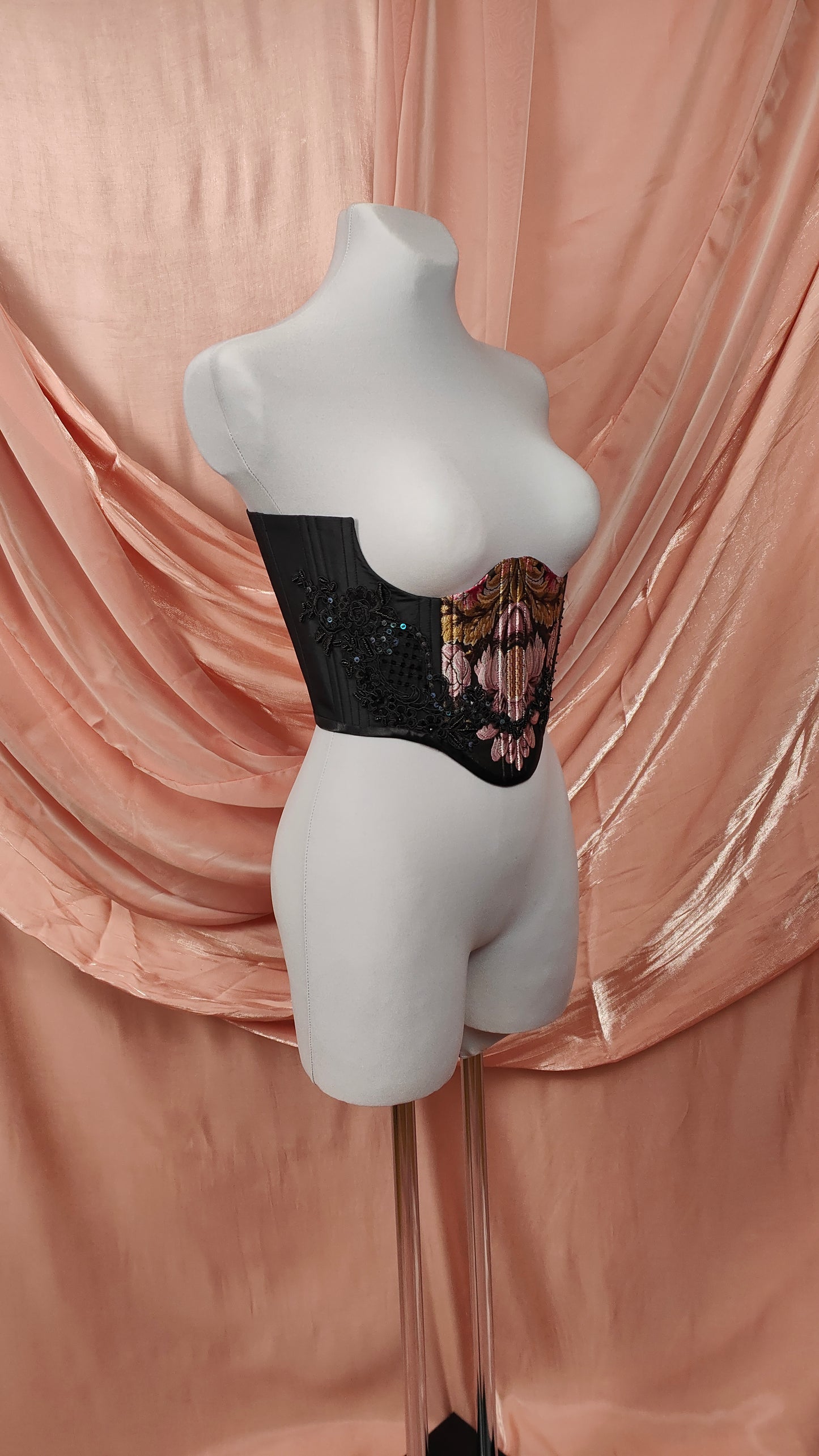 "The Garden" Unterbrust-Corsage (S/S 2025) Unikat Gr. 34