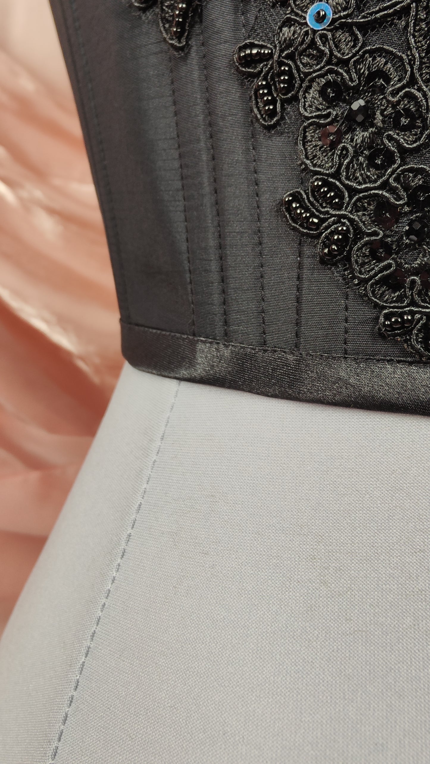 "The Garden" Unterbrust-Corsage (S/S 2025) Unikat Gr. 34