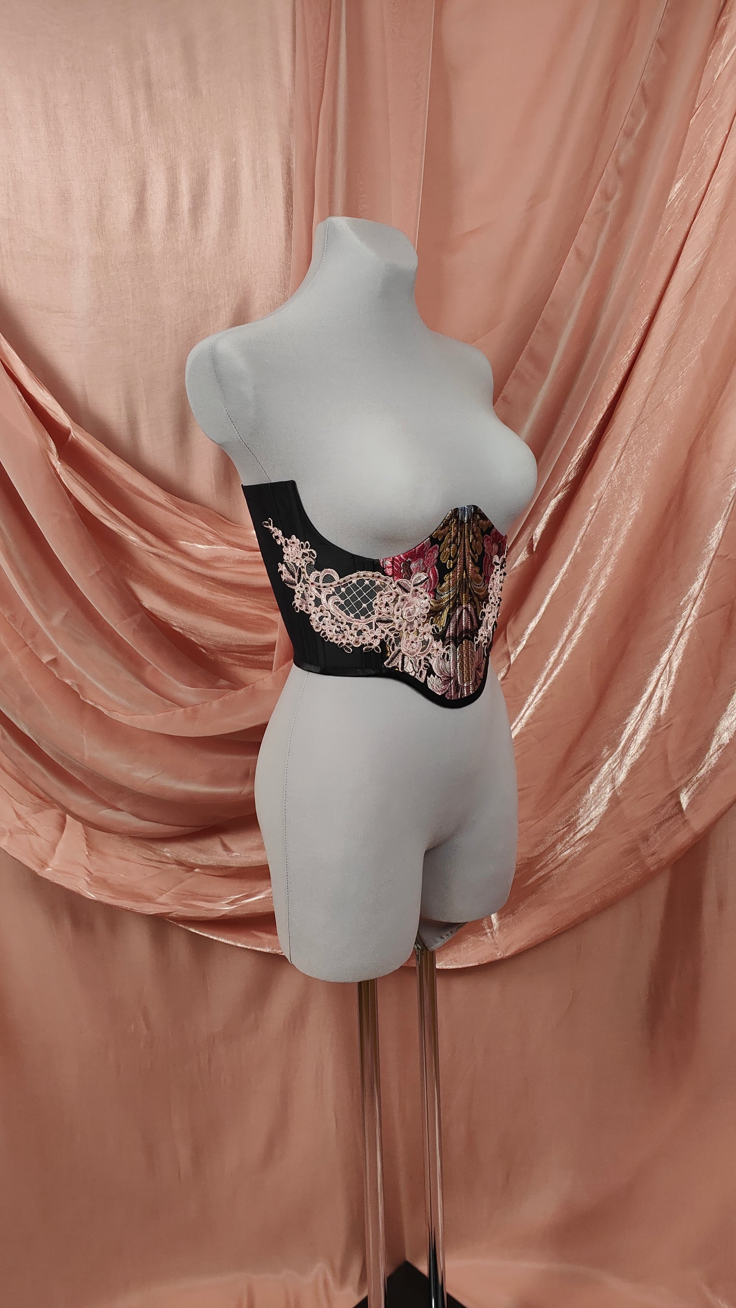 "The Garden" Unterbrust-Corsage (S/S 2025) Unikat Gr.38