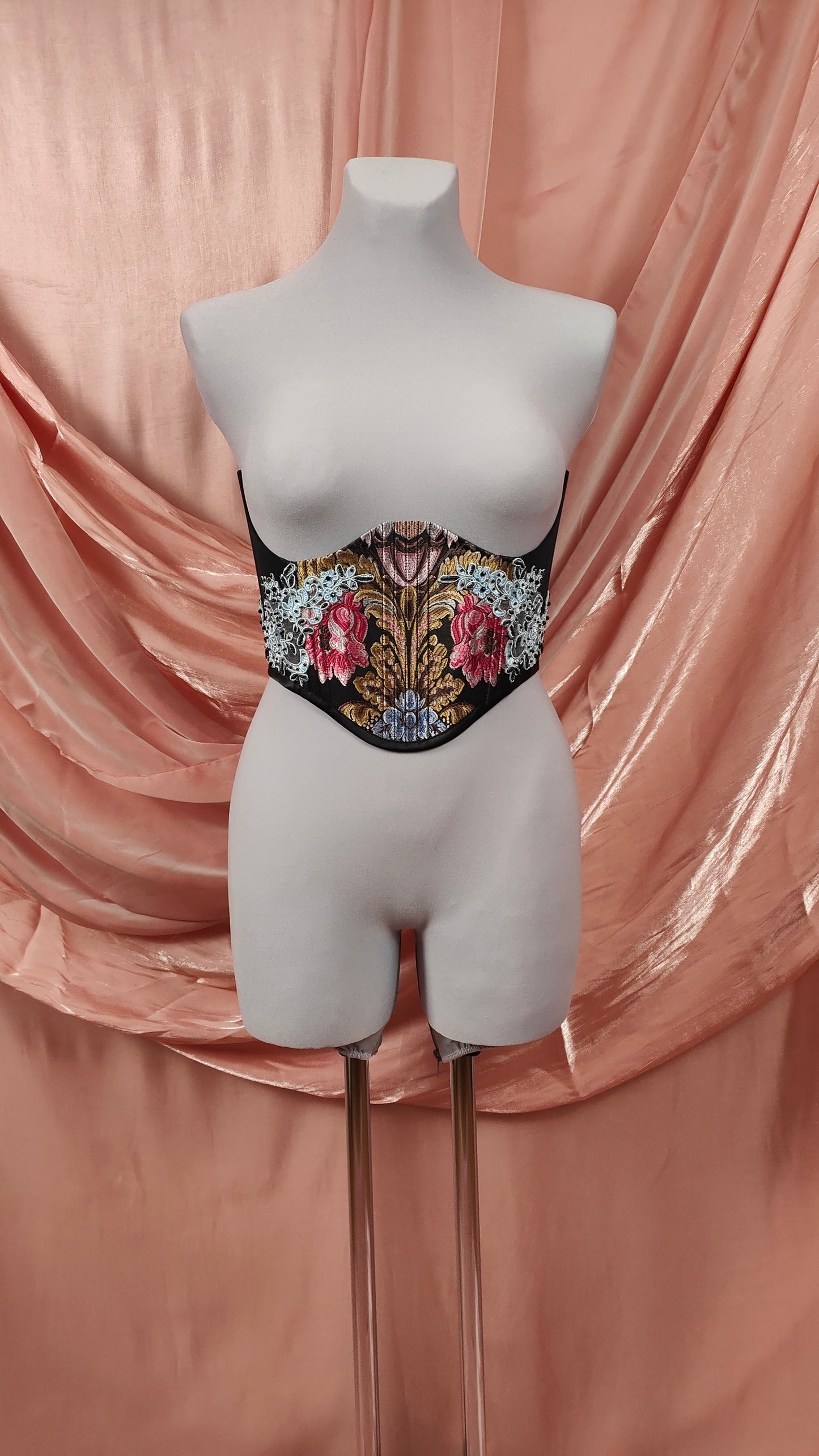 "The Garden" Unterbrust-Corsage (S/S 2025) Unikat Gr.40