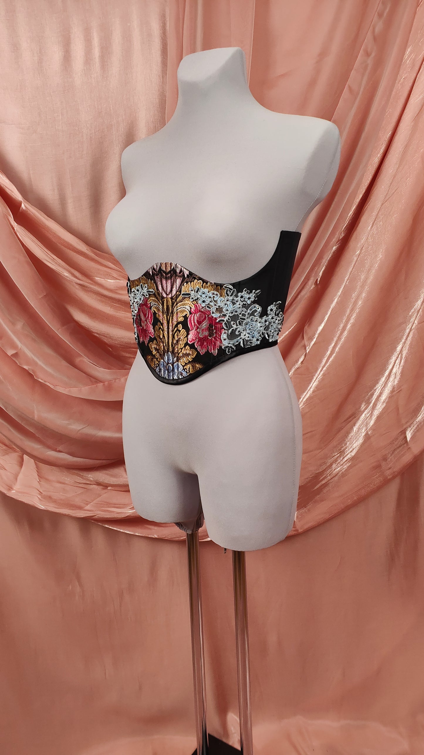 "The Garden" Unterbrust-Corsage (S/S 2025) Unikat Gr.40