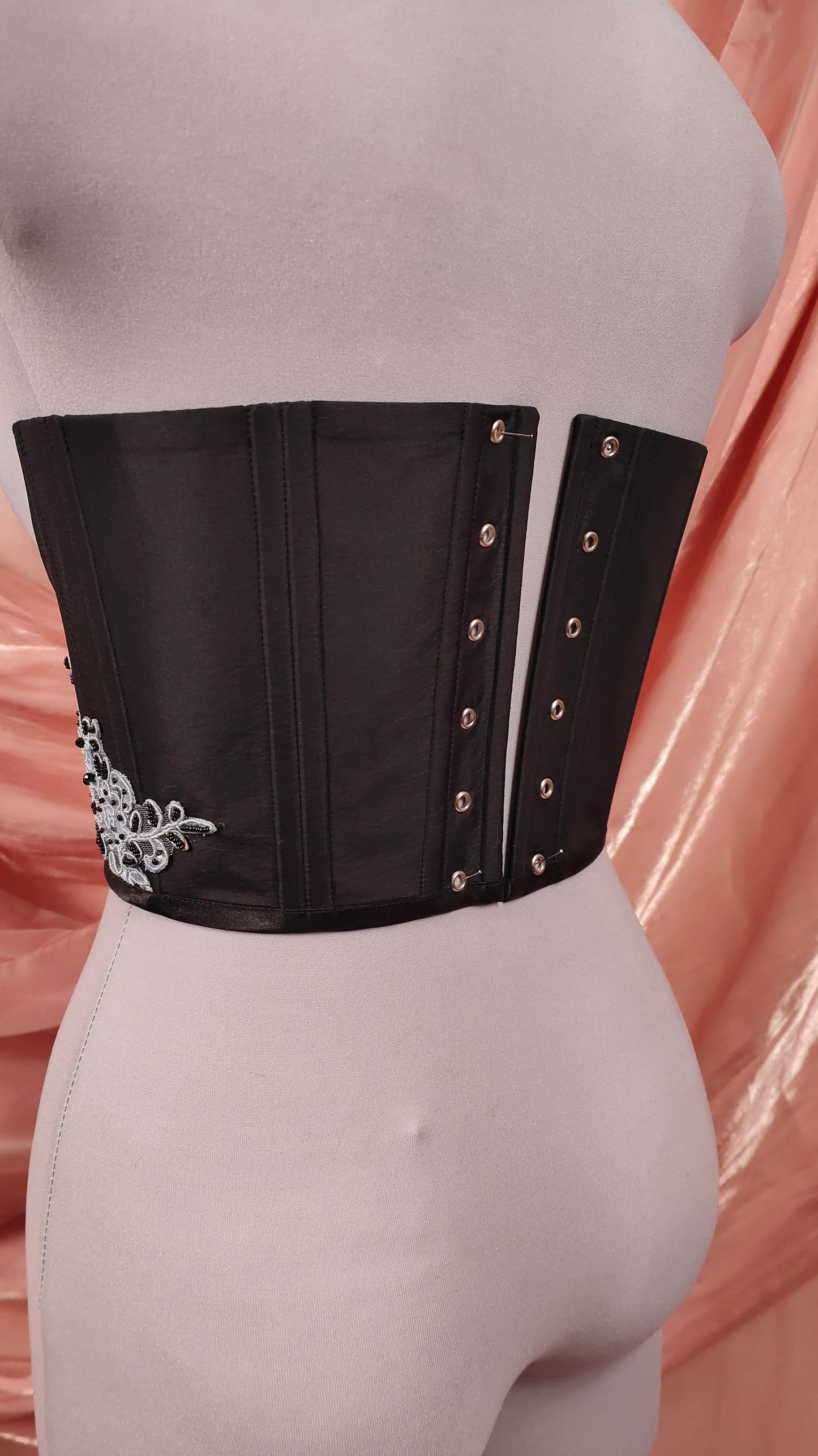"The Garden" Unterbrust-Corsage (S/S 2025) Unikat Gr.40