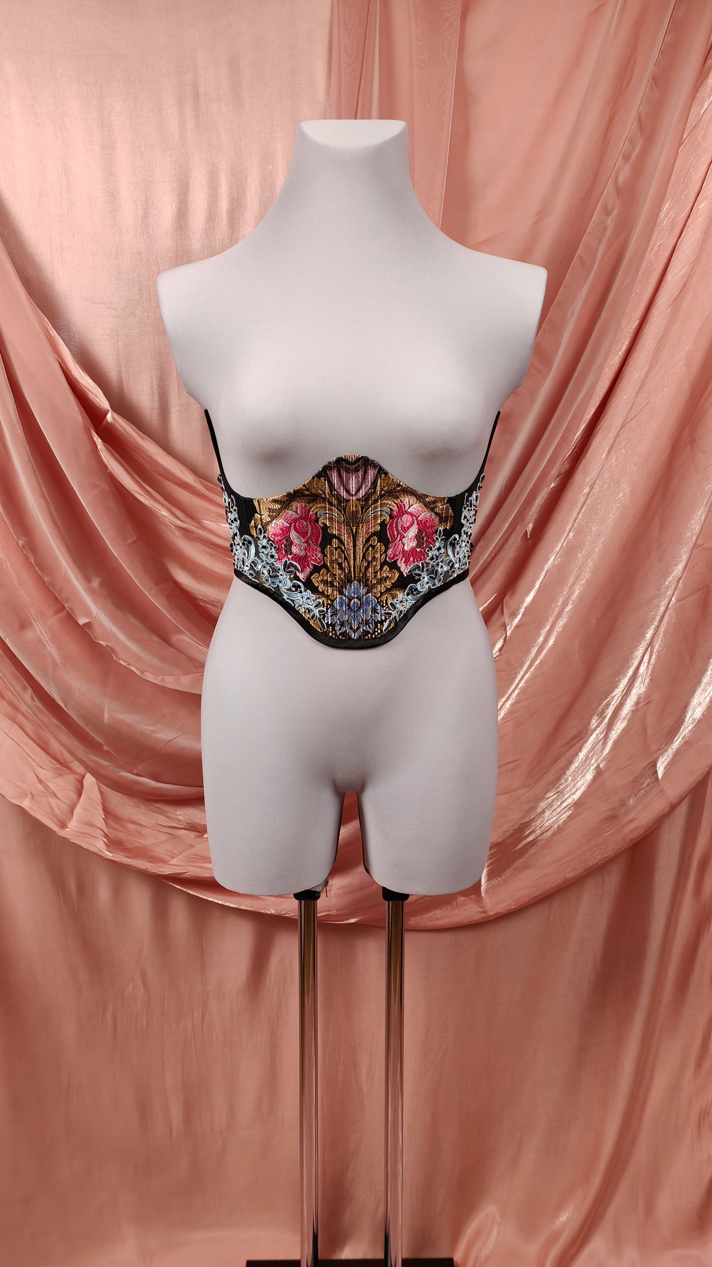 "The Garden" Unterbrust-Corsage (S/S 2025) Unikat Gr.46