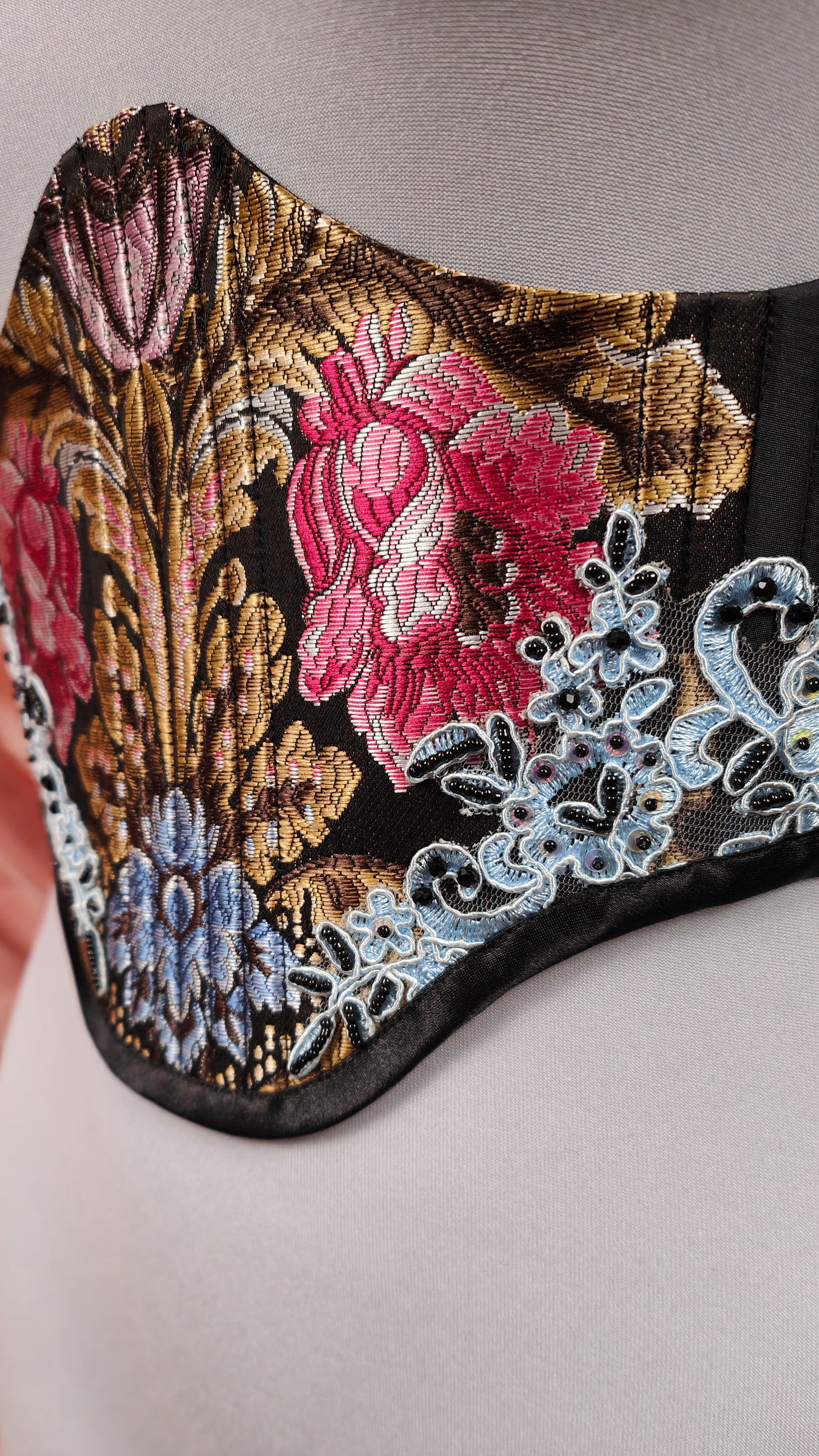 "The Garden" Unterbrust-Corsage (S/S 2025) Unikat Gr.46