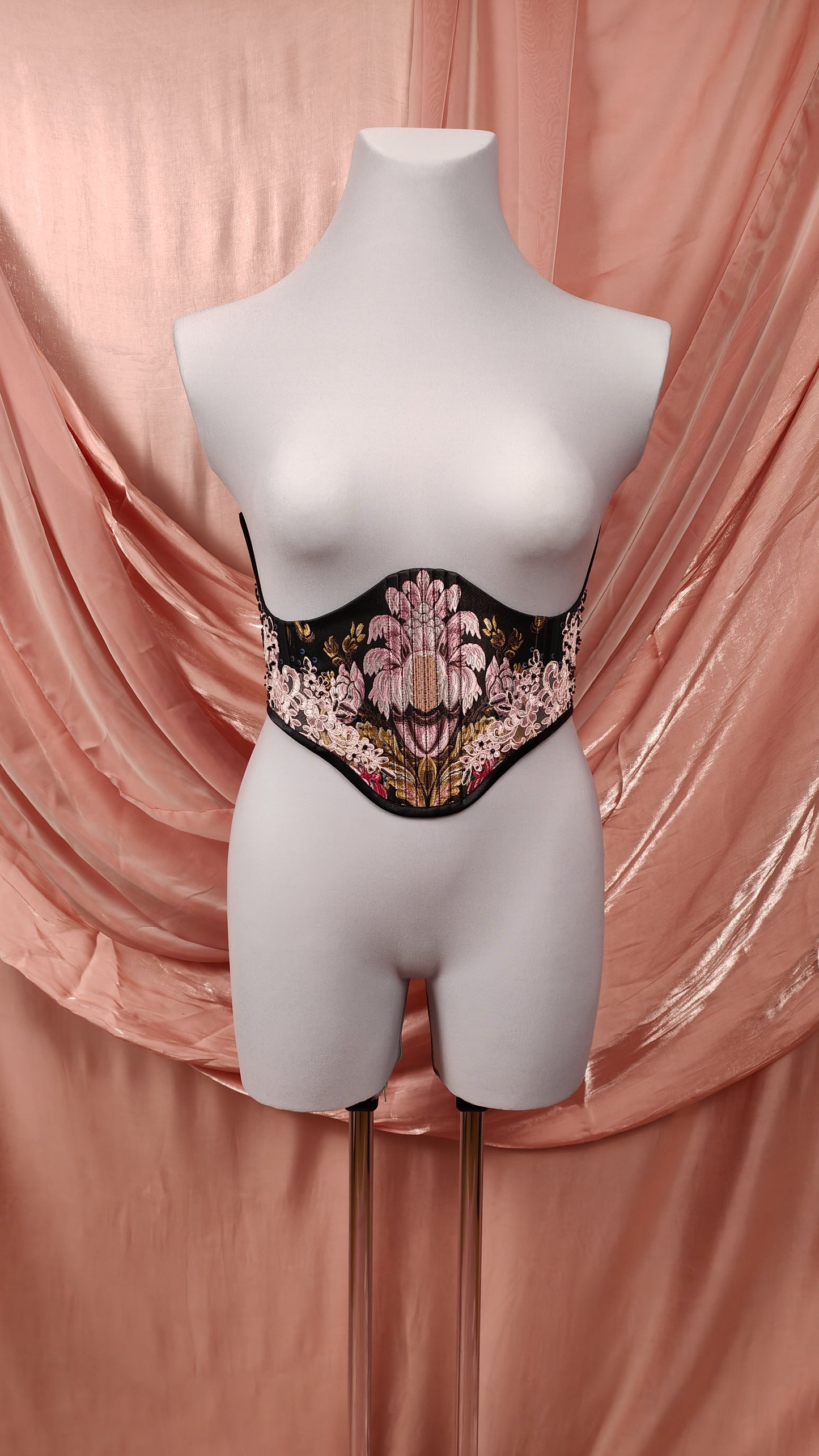 "The Garden" Unterbrust-Corsage (S/S 2025) Unikat Gr.50