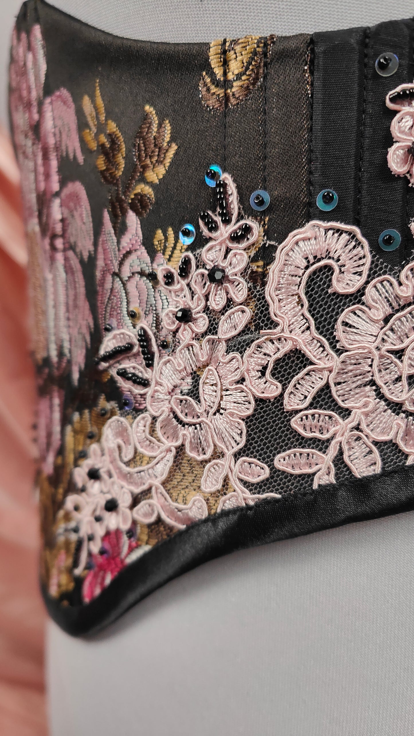 "The Garden" Unterbrust-Corsage (S/S 2025) Unikat Gr.50