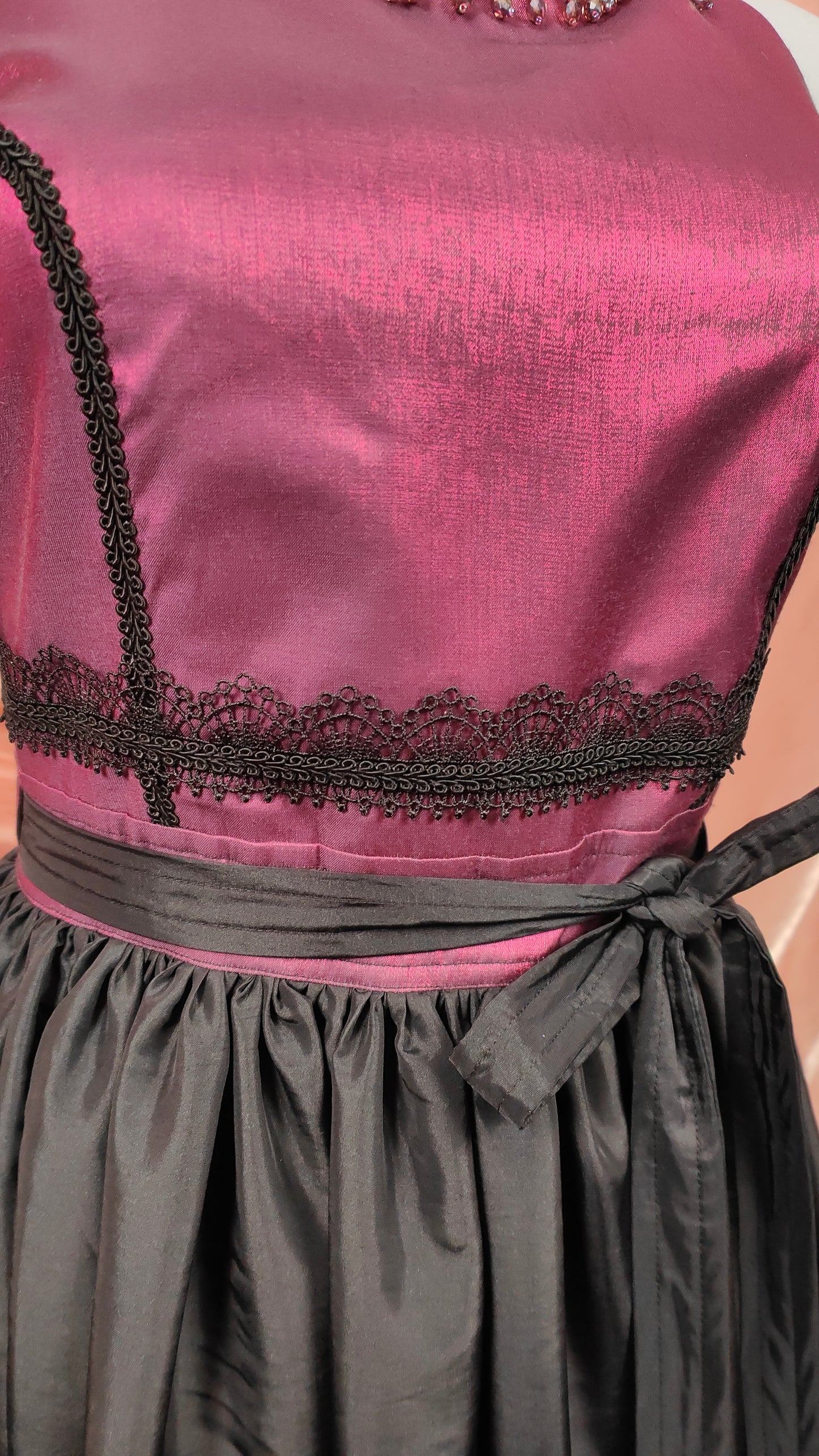 "The Garden" Wickelkleid (S/S 2025) Unikat Gr.38