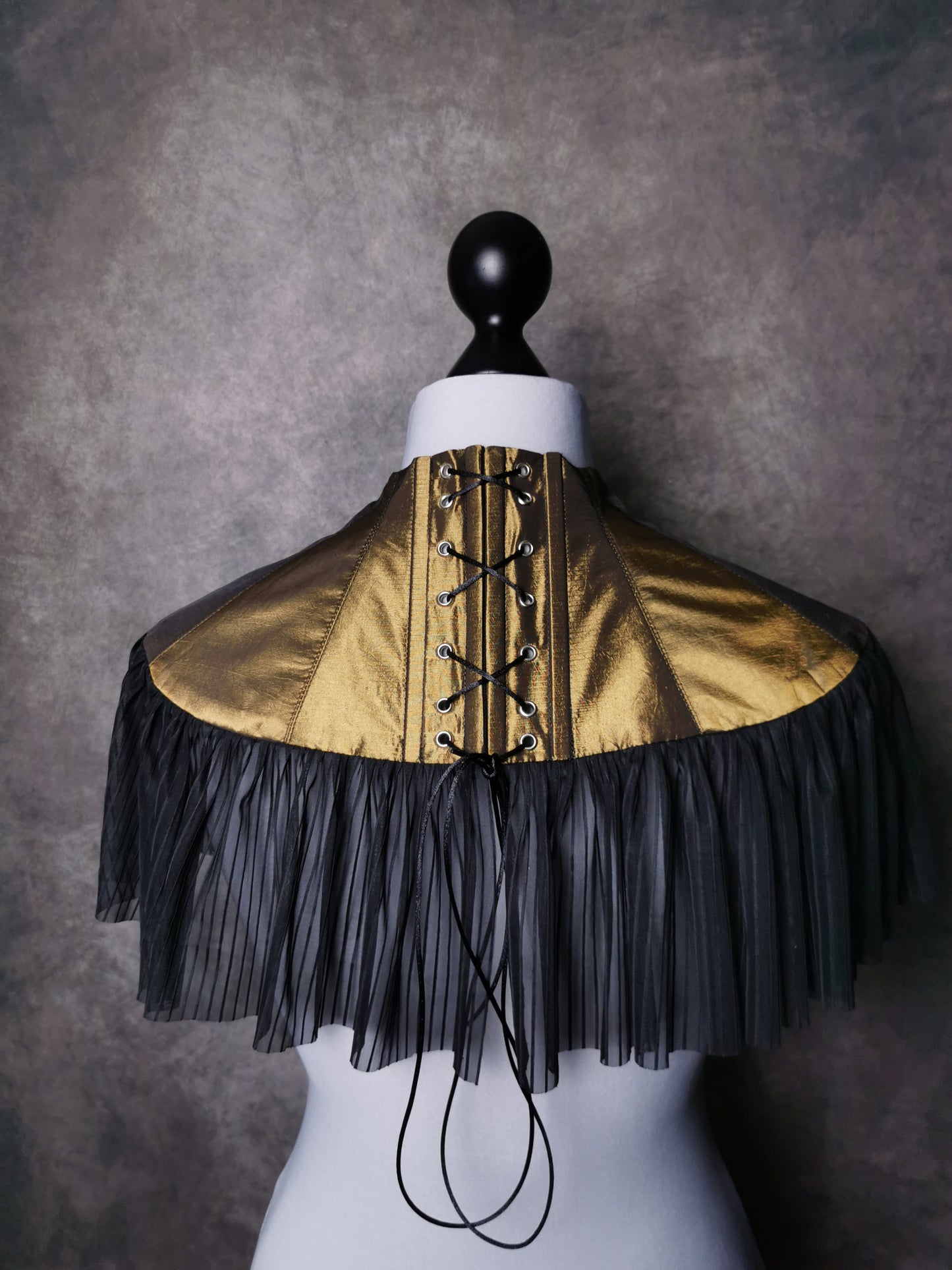 "Black Rose" Kragen (S/S 2023) Unikat Einheitsgröße