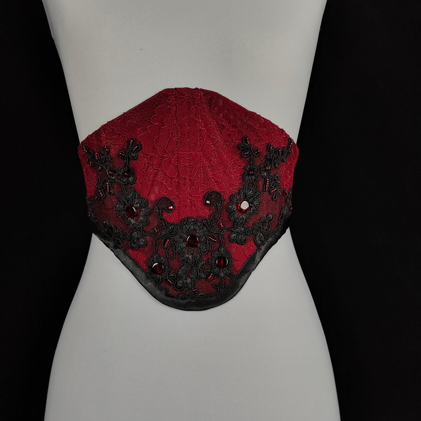 "Bloodmoon" underbust corsage (F/W 2023) unique size 34/36