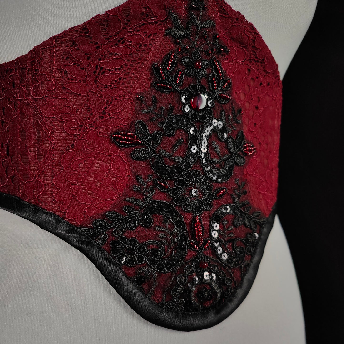 "Bloodmoon" underbust corset (F/W 2023) unique size 42-44