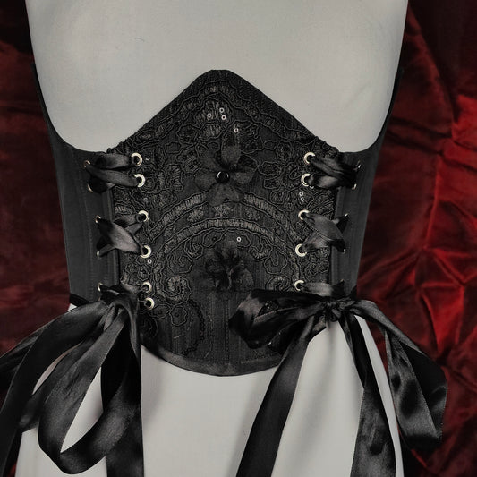 "Midnight Crush" underbust corsage (F/W 2023) unique size 40-42