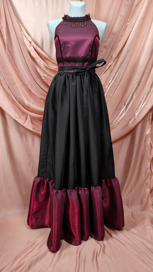 "The Garden" Wickelkleid (S/S 2025) Unikat Gr.38