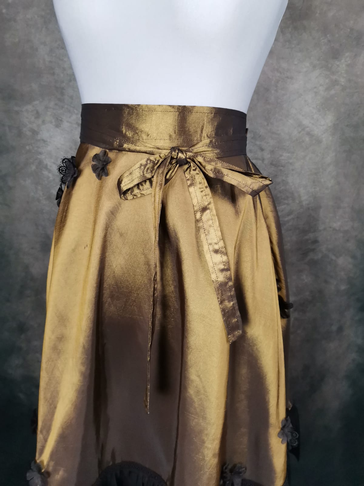"Black Rose" wrap skirt (S/S 2023) unique size 38-44